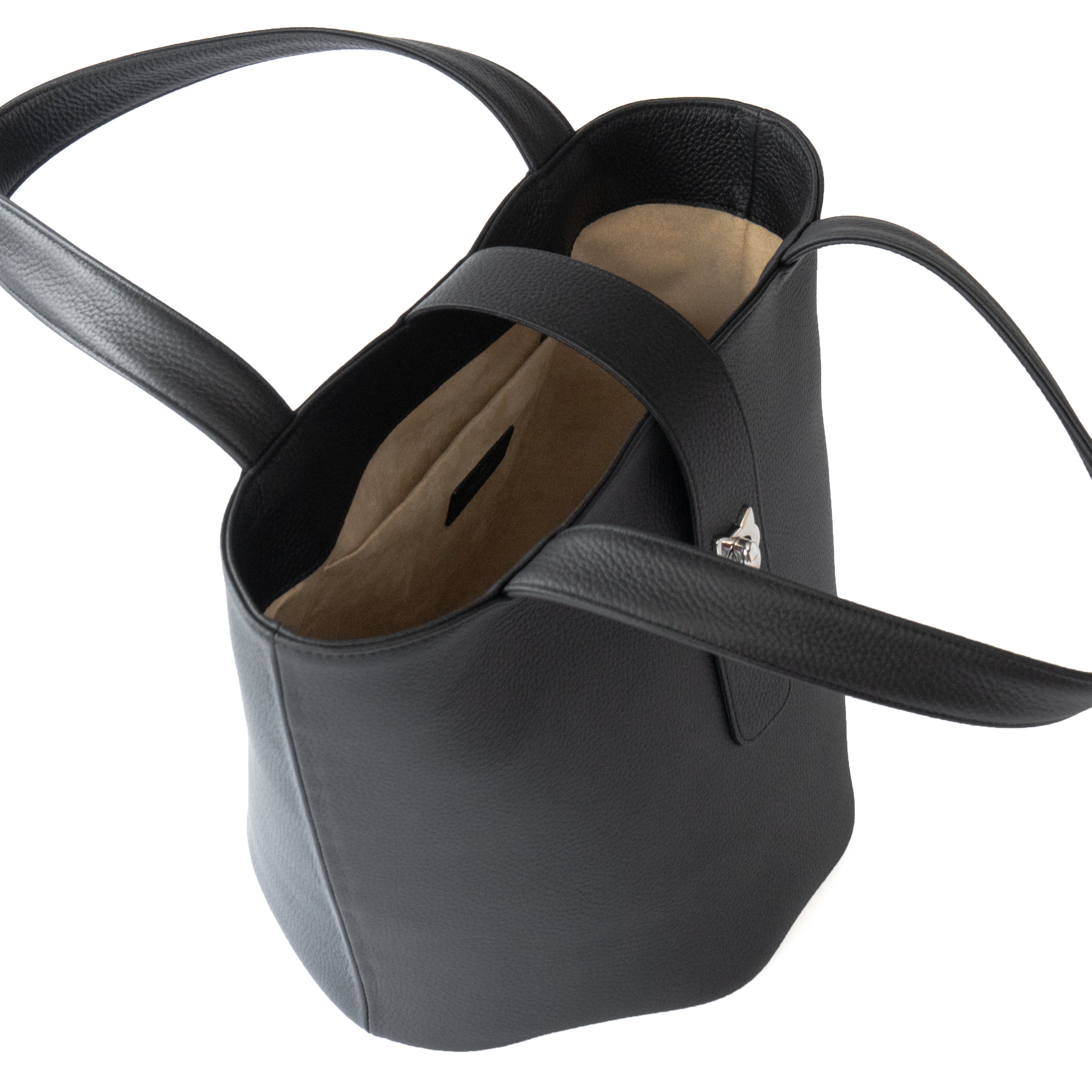 PAW Grande Cuir Mash Bucket Bag in Black (Choose Your Hardware)