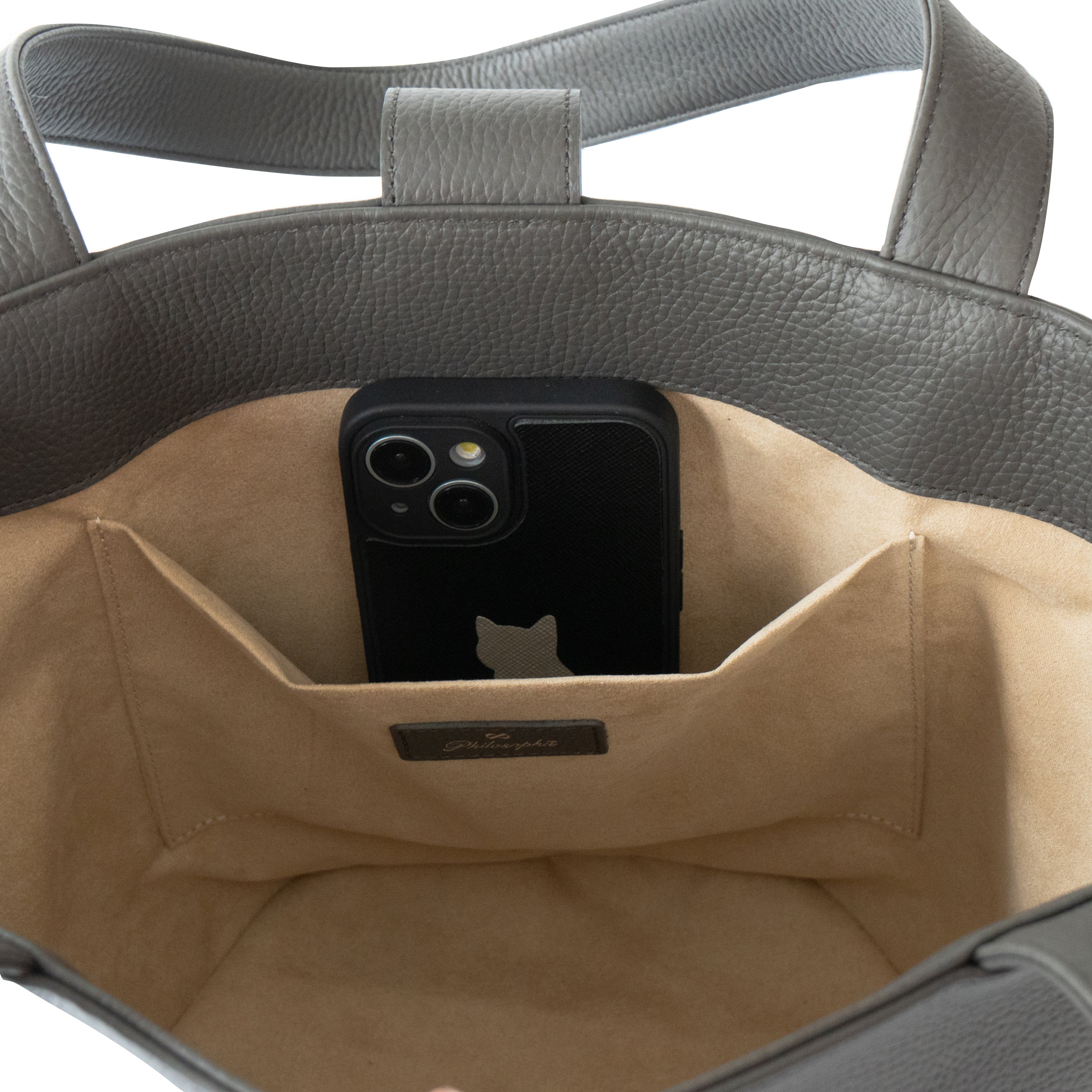 PAW Grande Cuir Mash Bucket Bag / Graphite