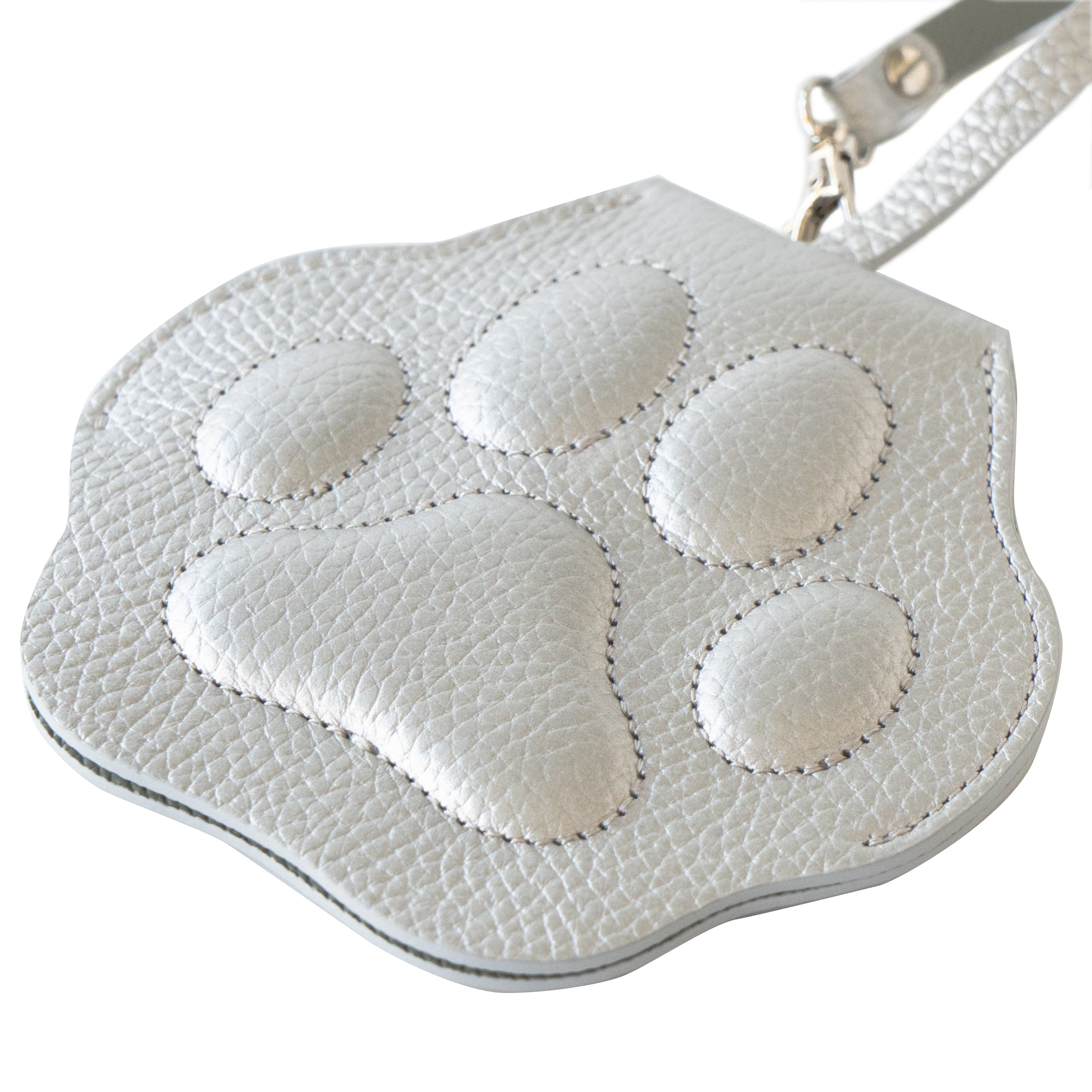 PAW Pass Case Crochette Cuir Mach / Silver