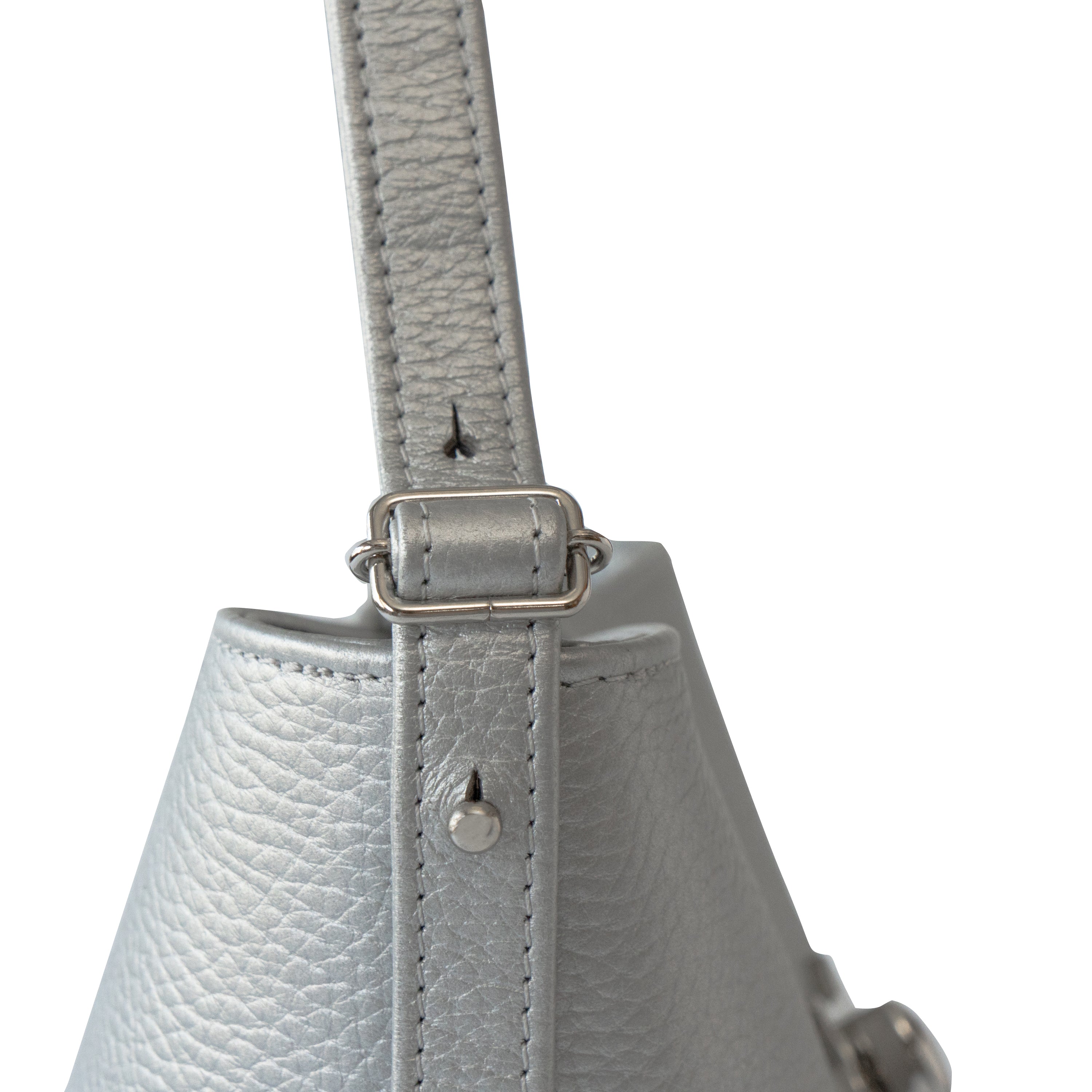 Shoulder Bag PAW (Paw) Cuir Mash / Silver