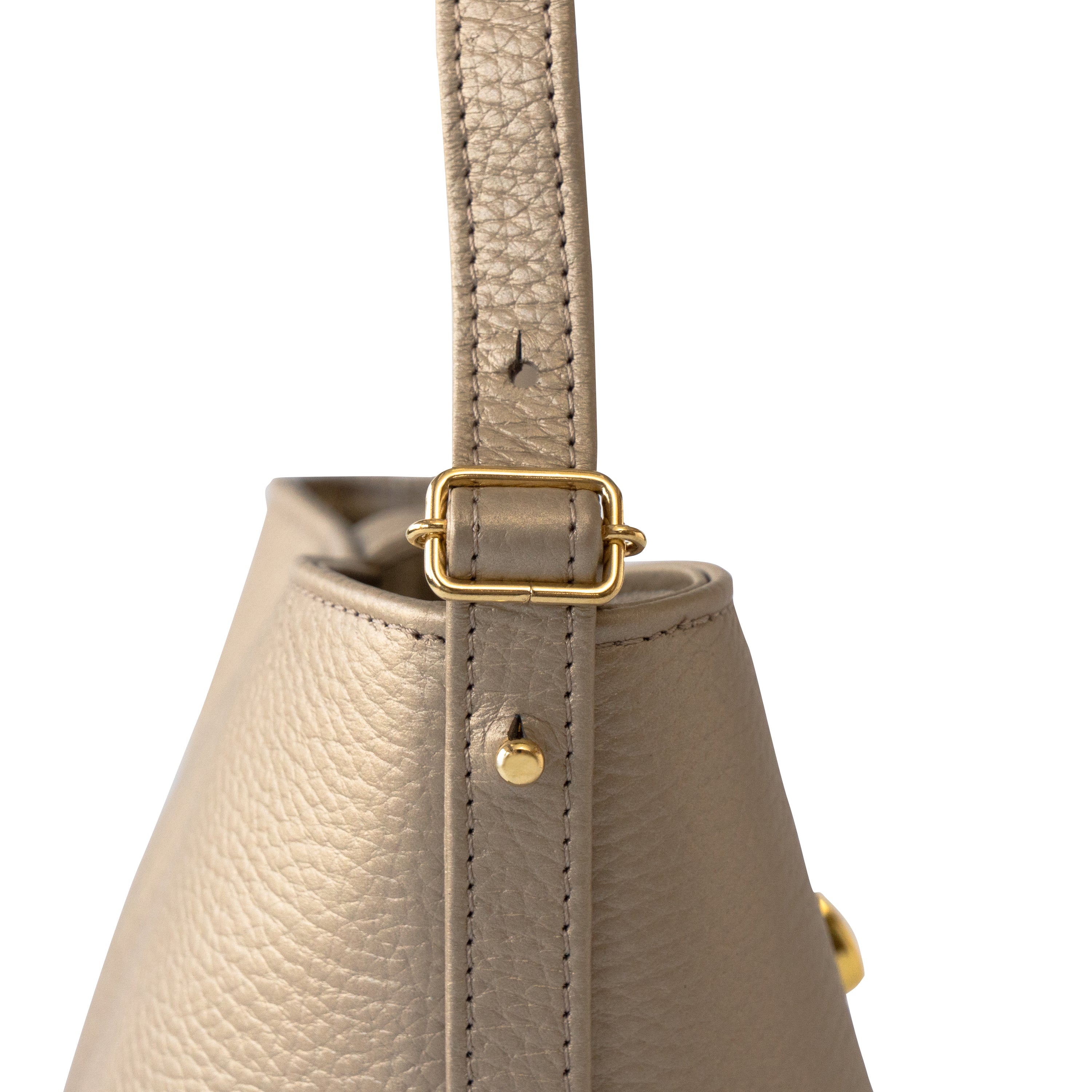 【期間限定：4/24(金)22:00〜26(日)】【受注生産】 ショルダーバッグ  PAW (パウ)   キュイール・マッシュ / シャンパンゴールド