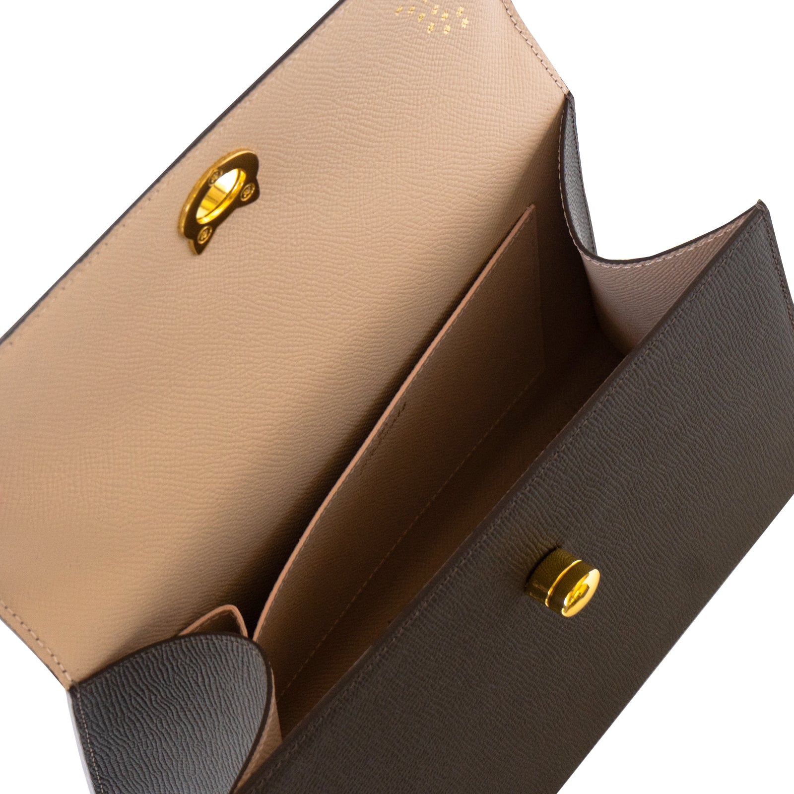 [Limited quantity] Handbag Nyanpanera 25 Shoulder SET Veau Epsom / Chocolate