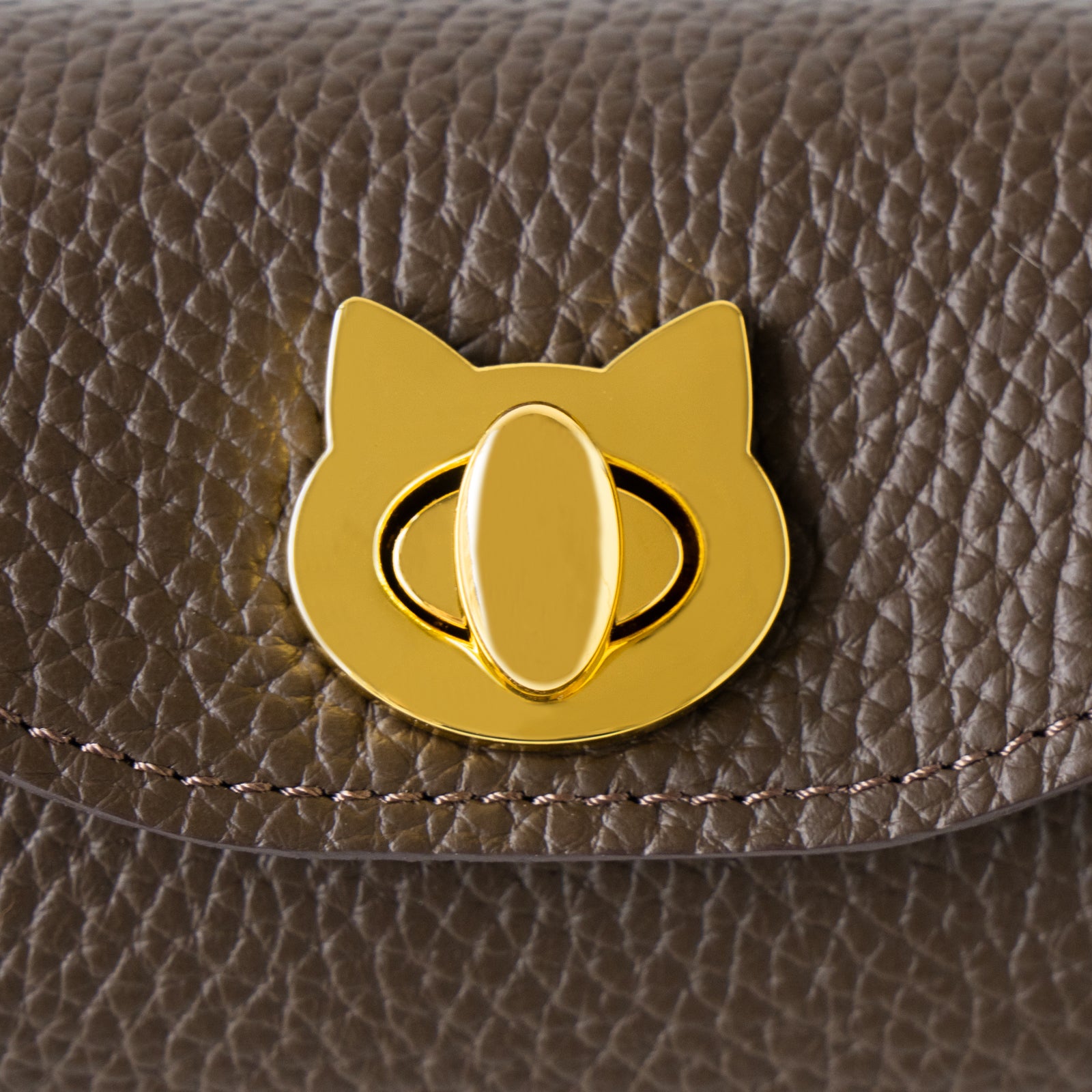 【5/22(木) 1日限定販売】シェルウォレット CAT   キュイール・マッシュ　/  チョコ