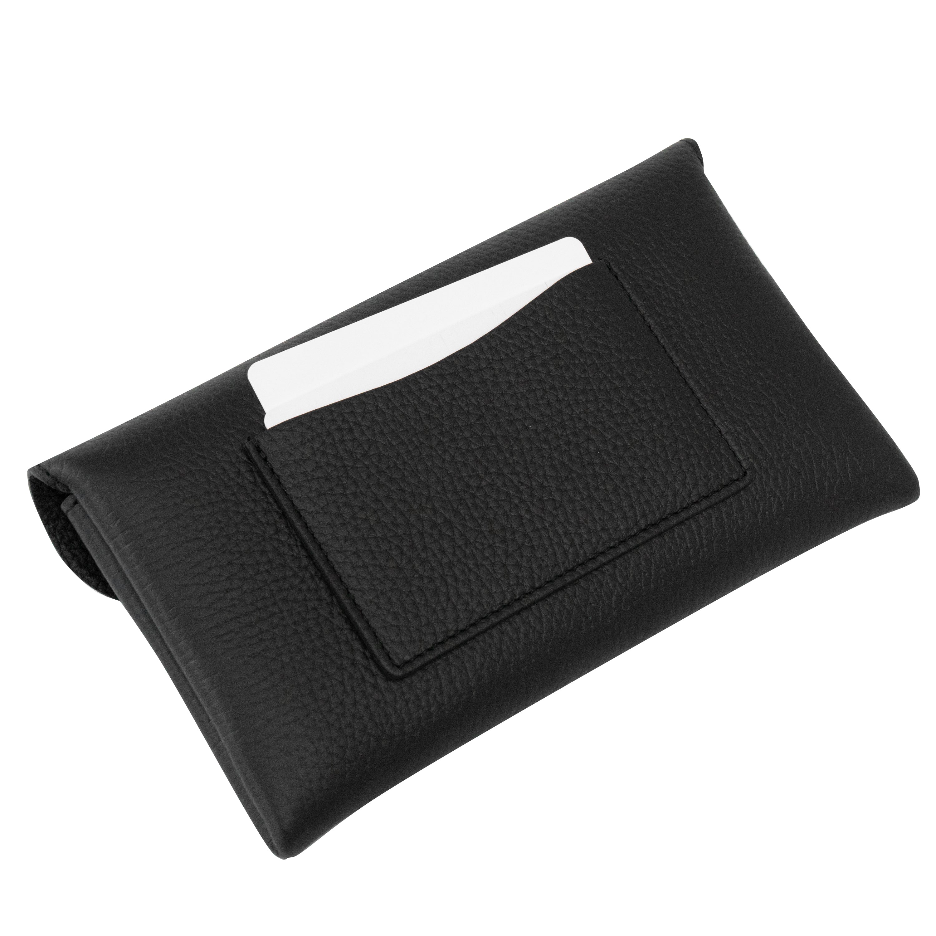 Frunya Long Flap Wallet in Cuir Mache / Black [Choose your hardware] 