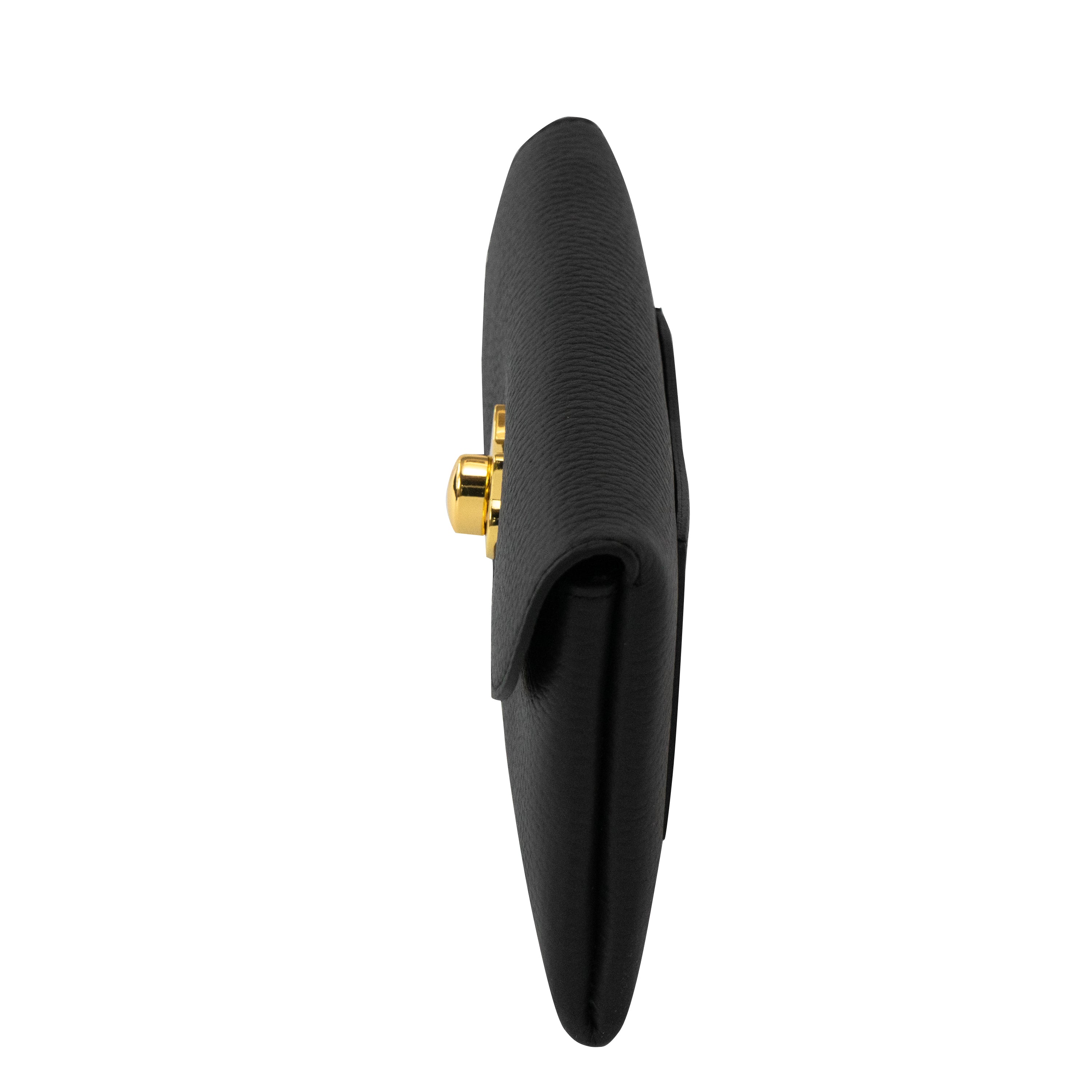Frunya Long Flap Wallet in Cuir Mache / Black [Choose your hardware] 