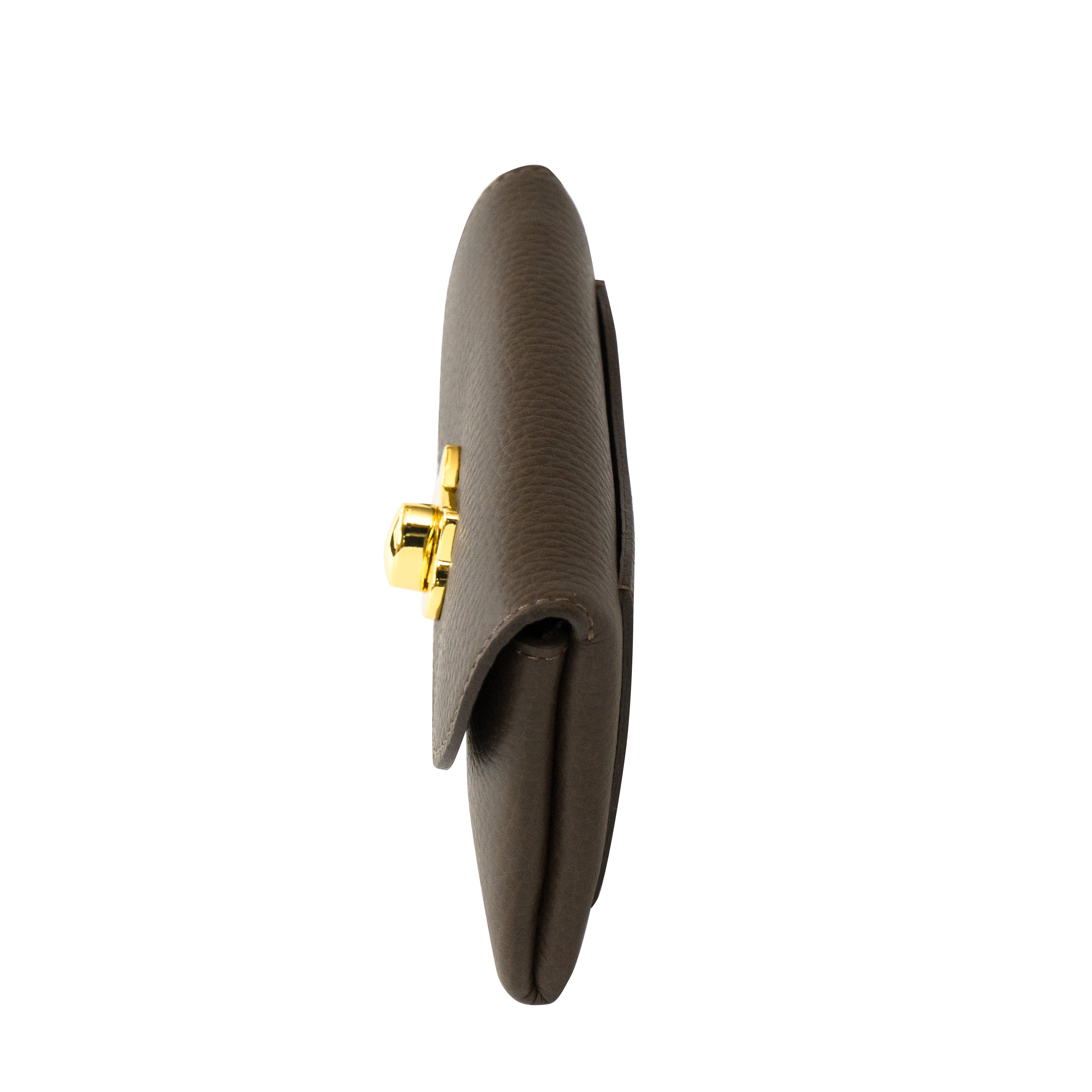 Flap Wallet Frunya Medium Cuir Mache / Chocolate