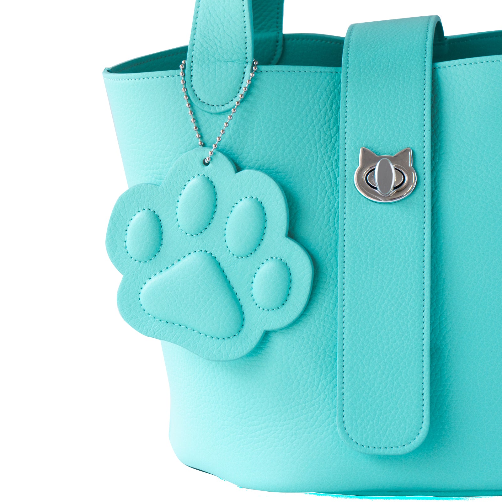 [Limited sale on Thursday, May 22nd] [Limited quantity] Puni Puni PAW Charm Cuir Mash / Tiffany Blue