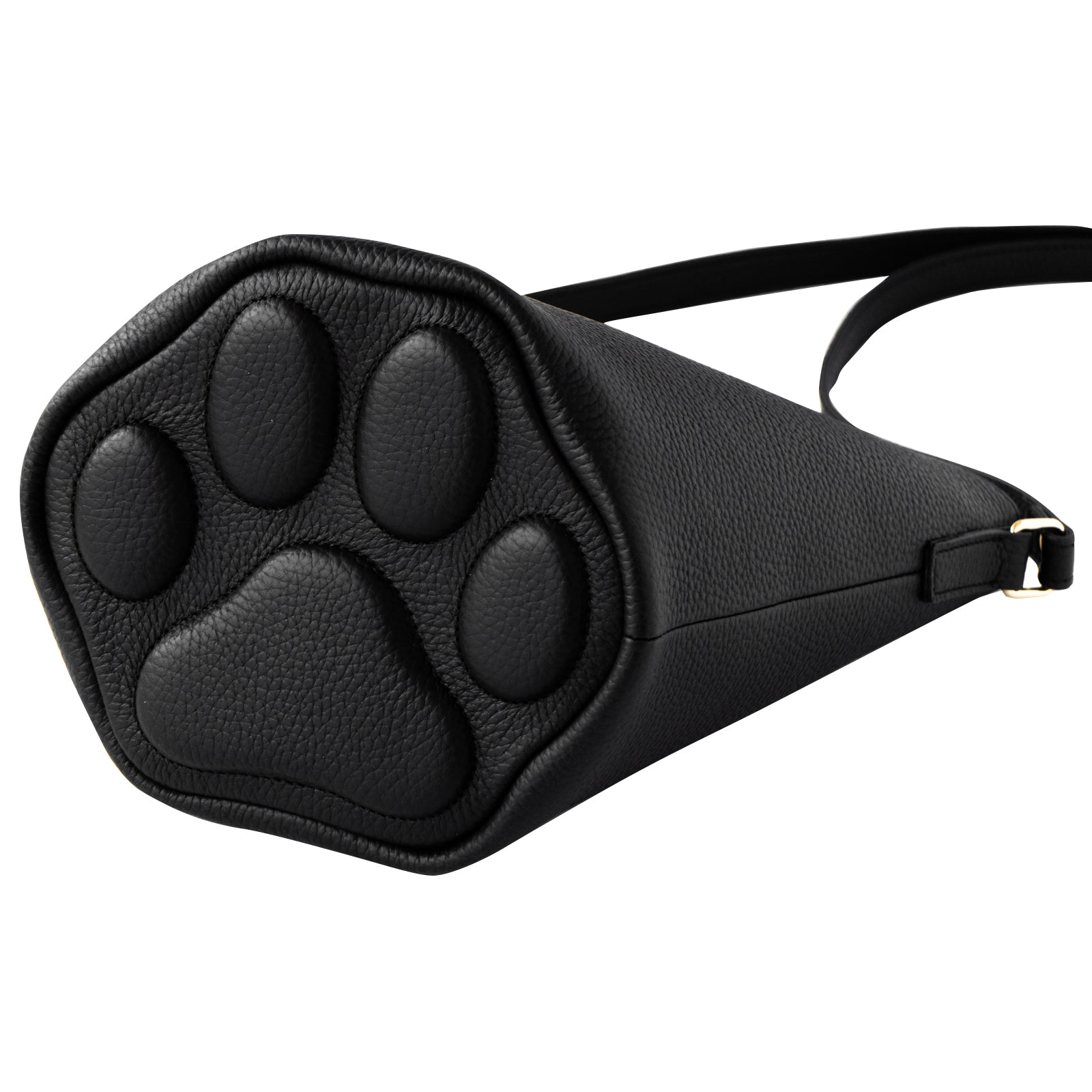 【数量限定】ショルダーバッグ  PAW (パウ)   キュイール・マッシュ / ブラック [ゴールド金具]