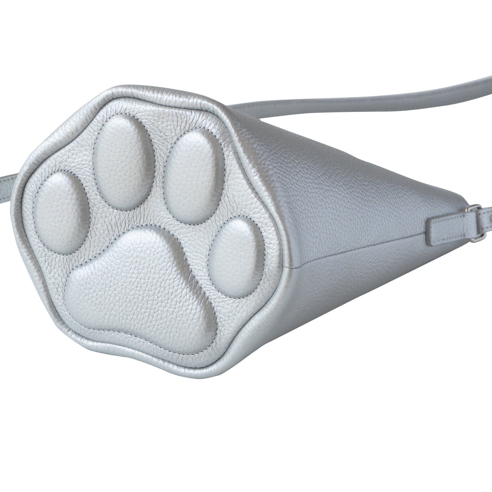 【数量限定】ショルダーバッグ  PAW (パウ)   キュイール・マッシュ / シルバー