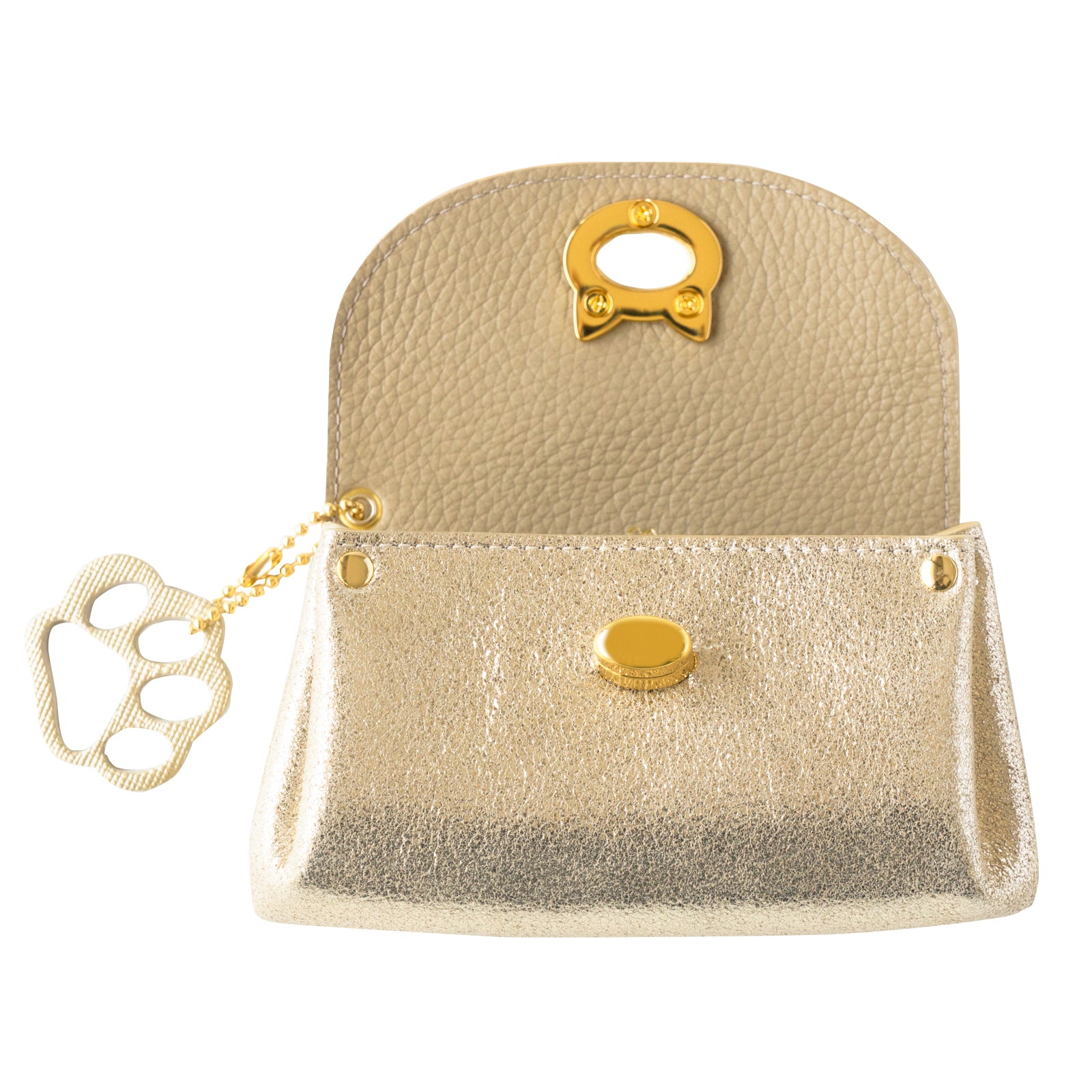 Sparkling Shell Pouch CAT / Gold