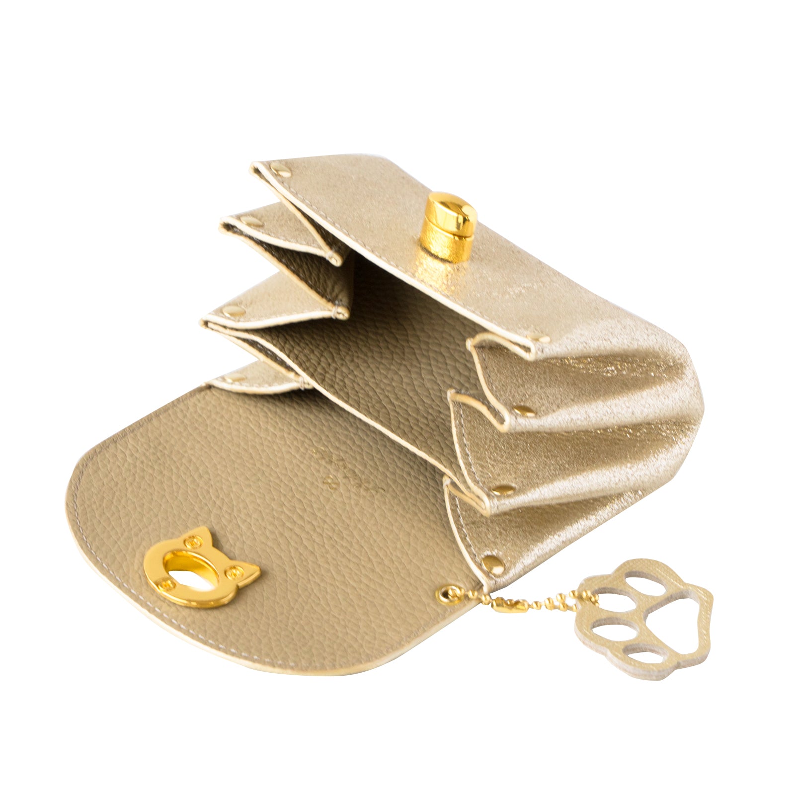 Sparkling Shell Pouch CAT / Gold