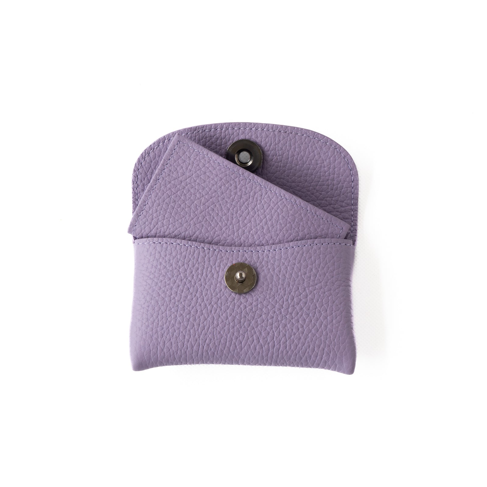 [Year-end Thanksgiving Sale] Flap Wallet Fleur Mini Cuir Mache / Lavender