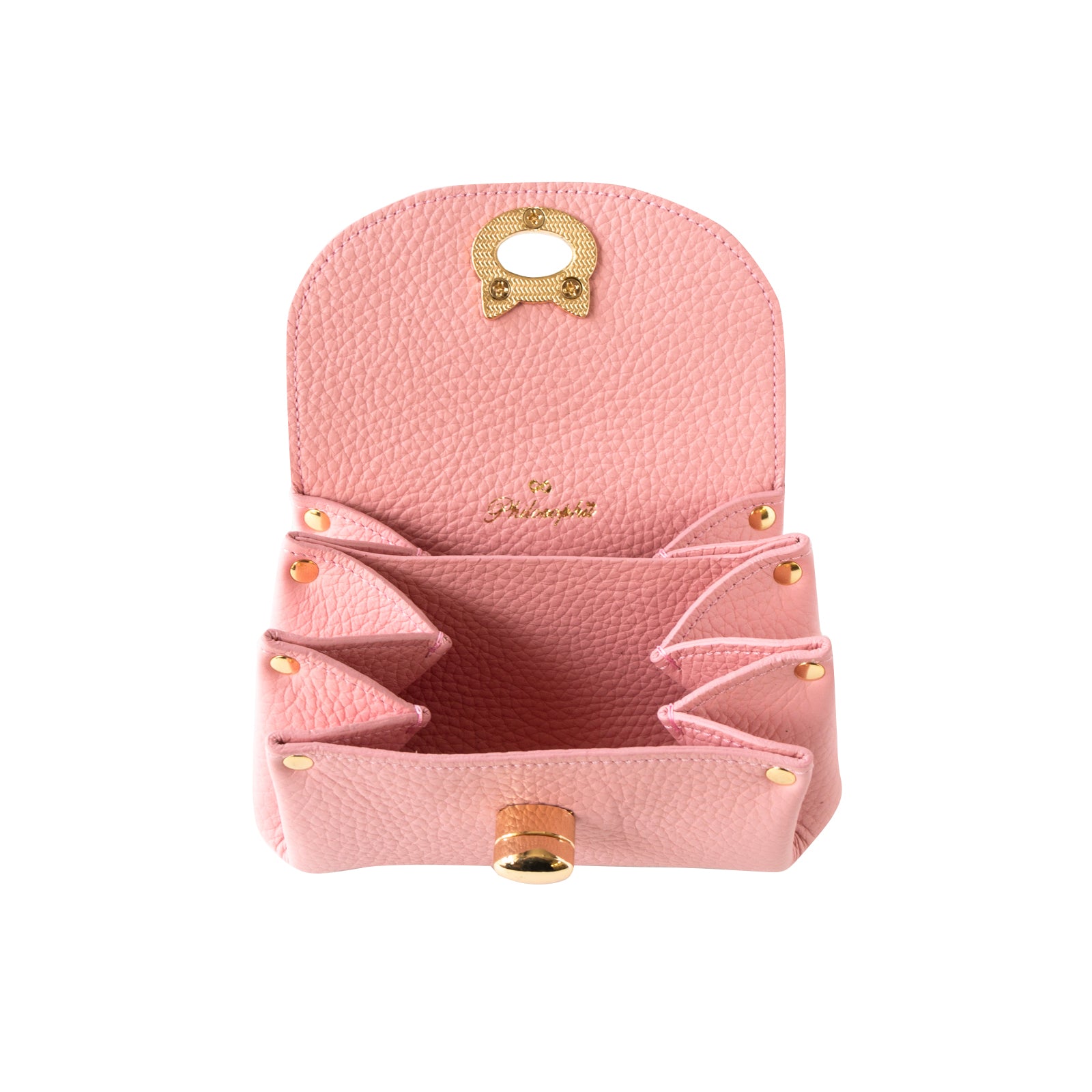 [9/8 (Sun) One-day only, pre-order sales] Shell pouch CAT Cuir Mache / Sakura Pink