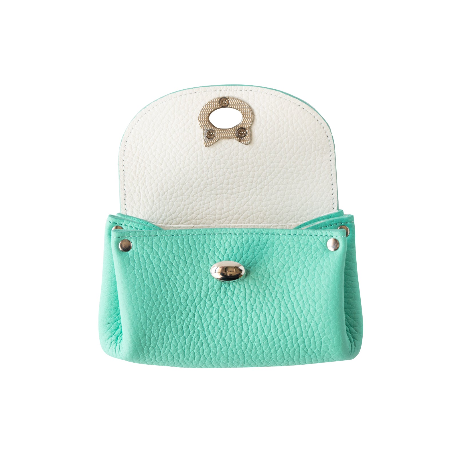 [6/22 (Sat) One-day only, pre-order sale] Shell pouch CAT Taurillon Clemence / Tiffany Blue