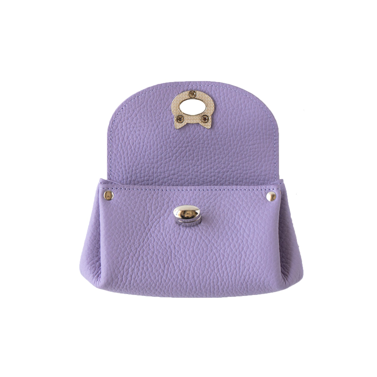 [9/8 (Sun) One-day only, pre-order sales] Shell pouch CAT Cuir Mash / Lavender