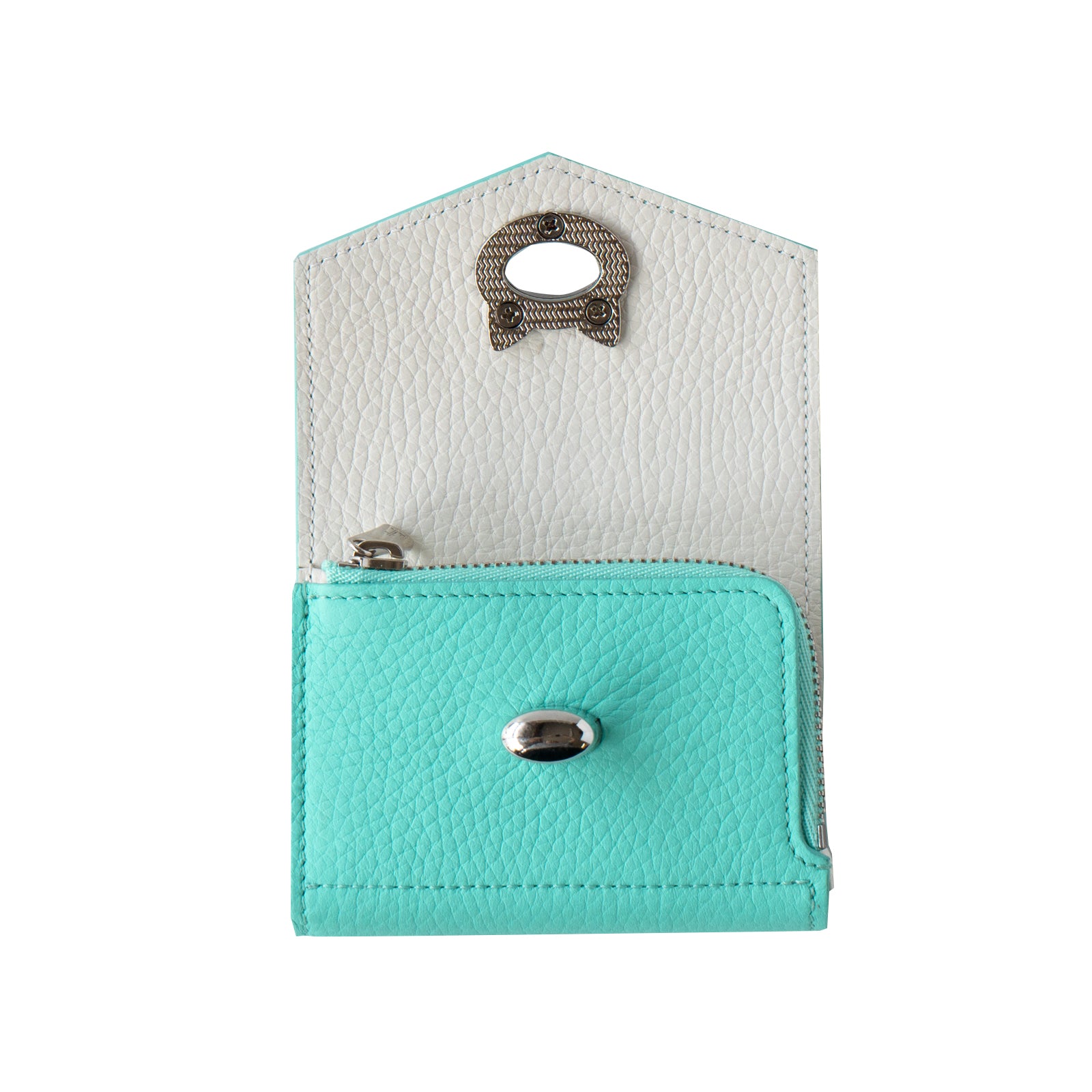 [Only available for pre-order on Saturday, June 22nd] Handy Wallet - NAPELLA Taurillon Clemence / Tiffany Blue