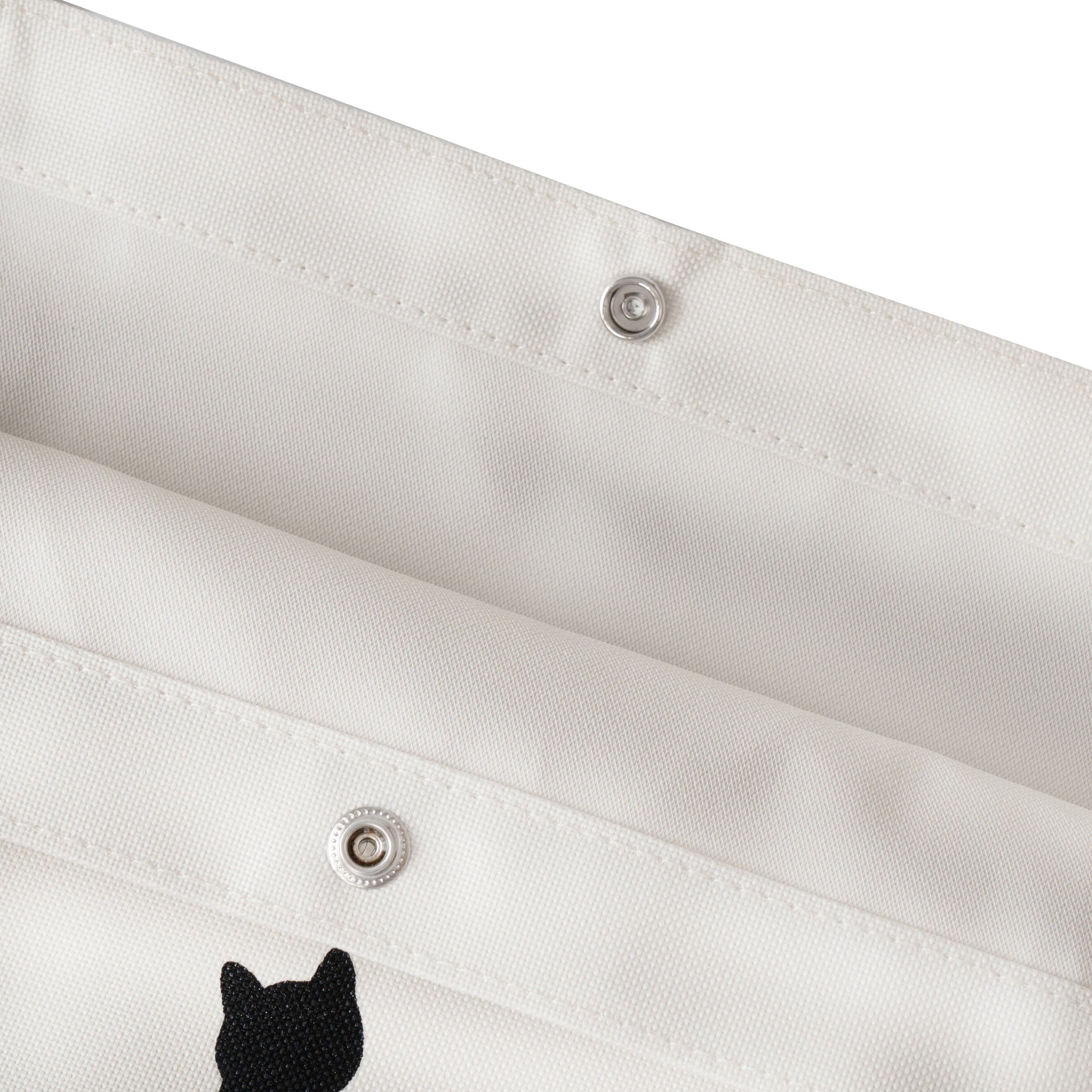 Rescue Cat Charity Logo Tote Bag / Off-White