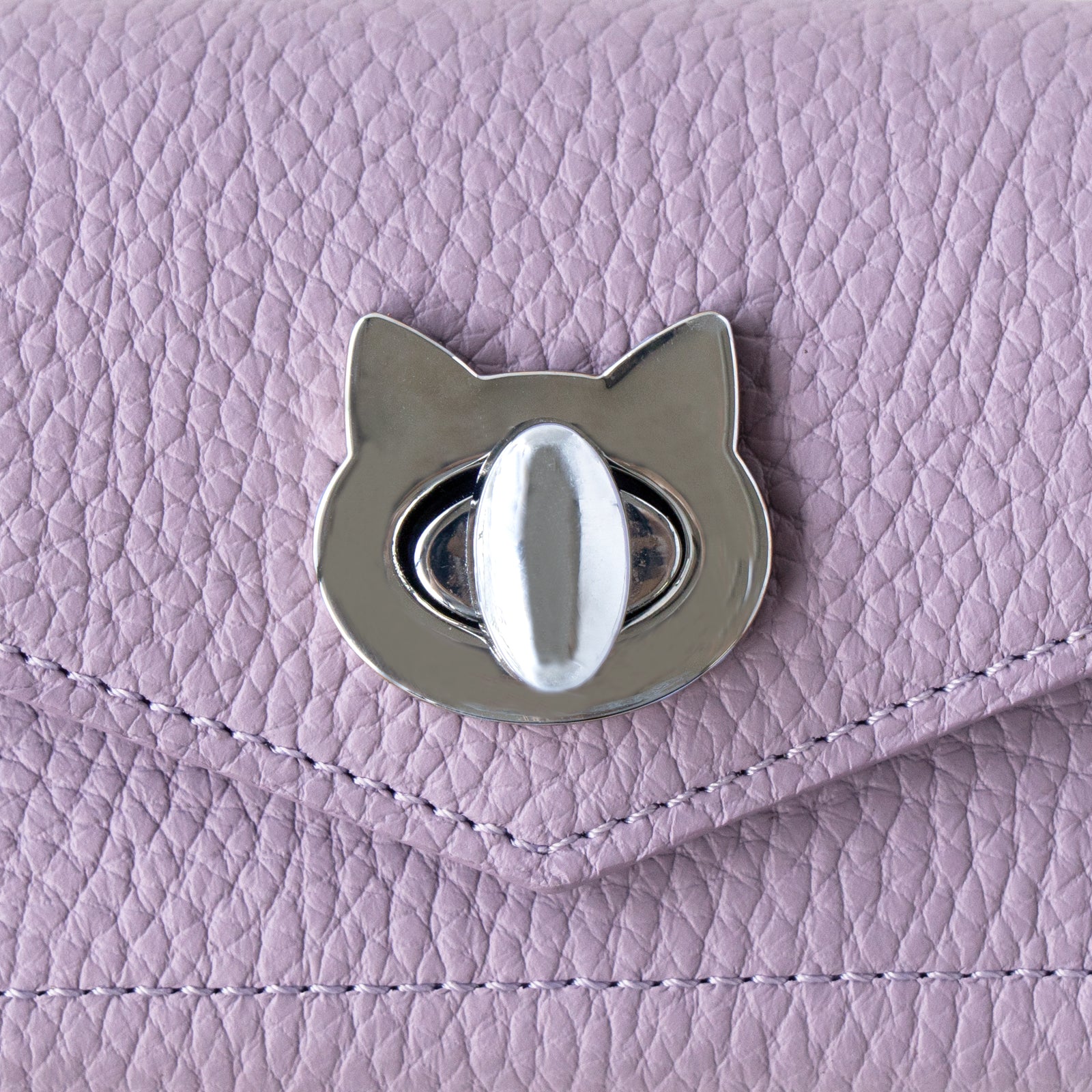 [6/22 (Sat) One-day only, pre-order sales] Handy Wallet Nyapera Cuir Mache / Lavender