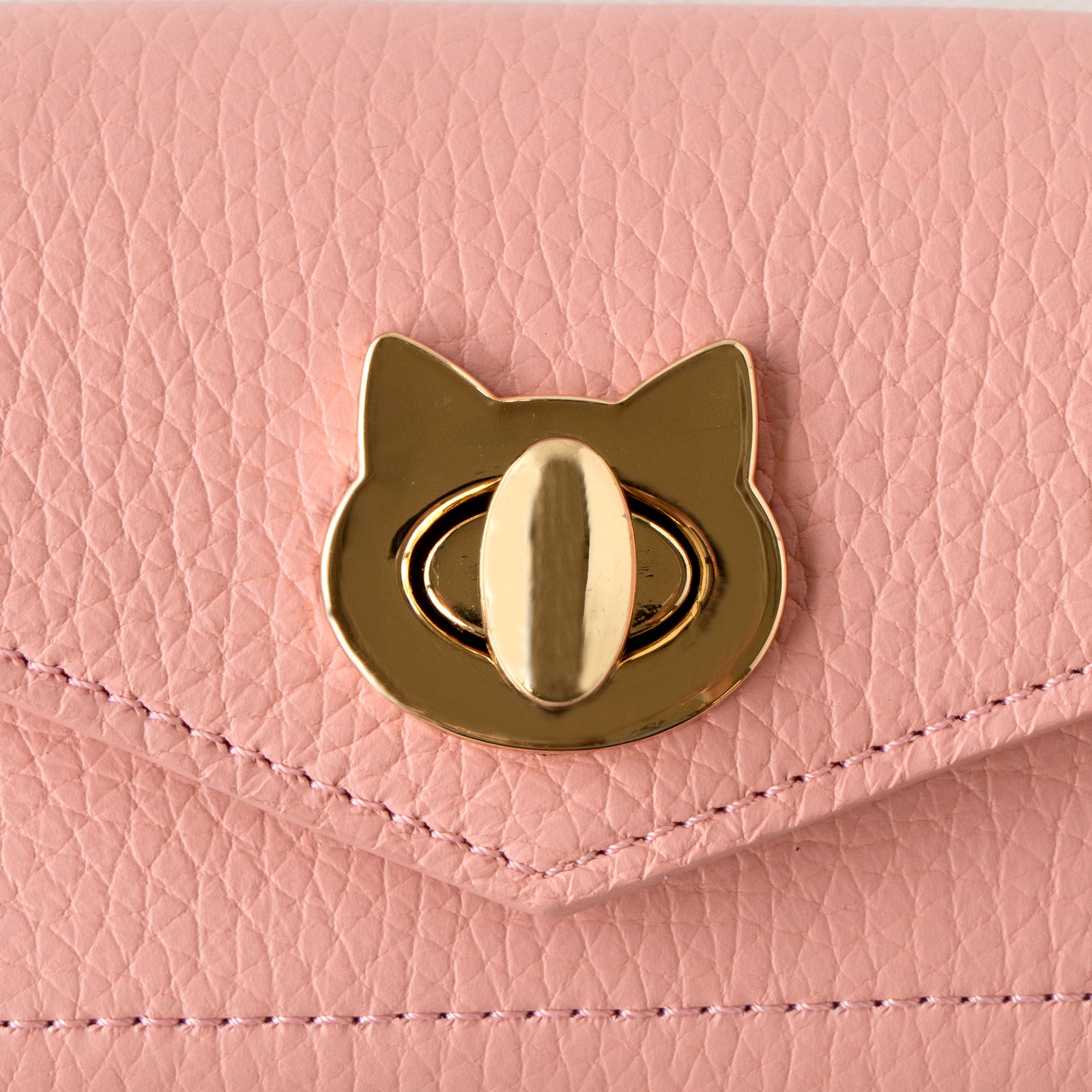 [6/22 (Sat) One-day only, pre-order sales] Handy Wallet Nyapera Cuir Mache / Sakura Pink