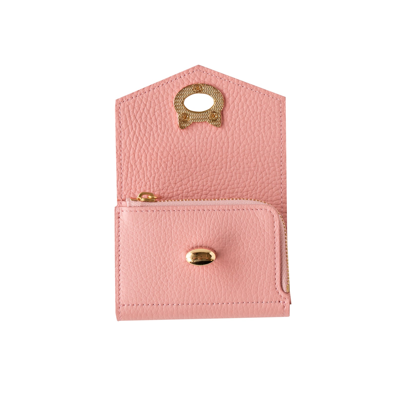 [6/22 (Sat) One-day only, pre-order sales] Handy Wallet Nyapera Cuir Mache / Sakura Pink