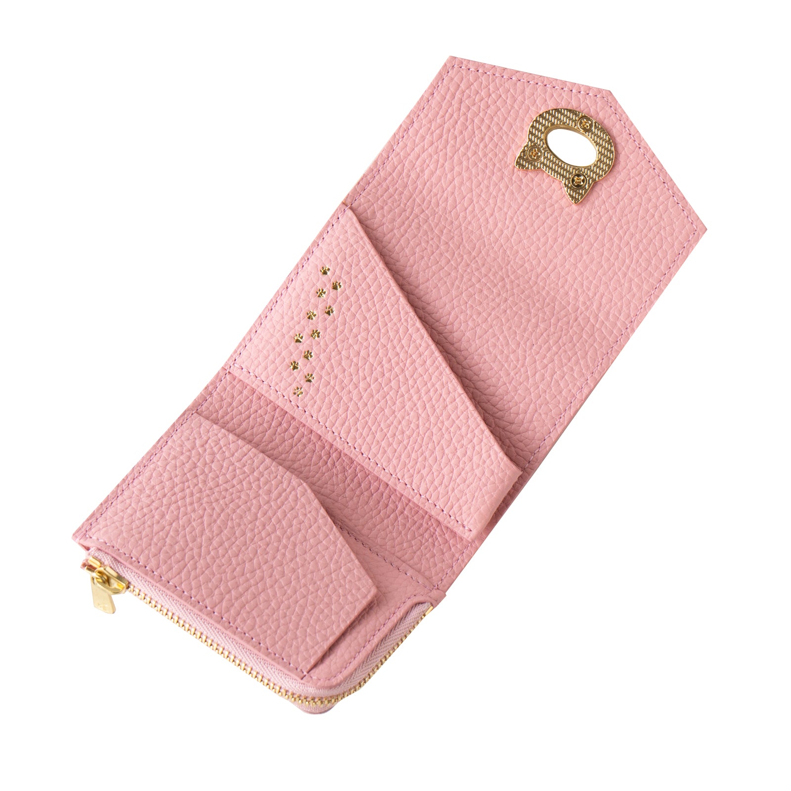 [6/22 (Sat) One-day only, pre-order sales] Handy Wallet Nyapera Cuir Mache / Sakura Pink