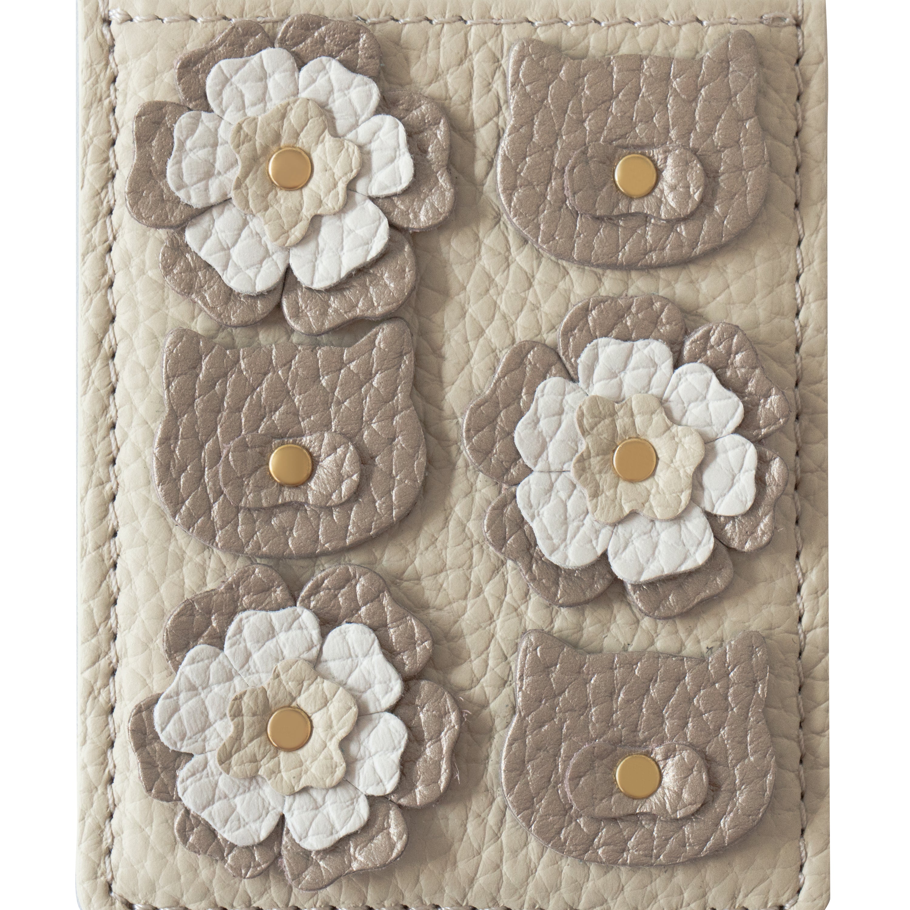 [Pre-order sales: 5/15 (Fri) 22:00 - 17 (Sun)] Flower Nyans Pass Case - Cuir Mash / Meringue