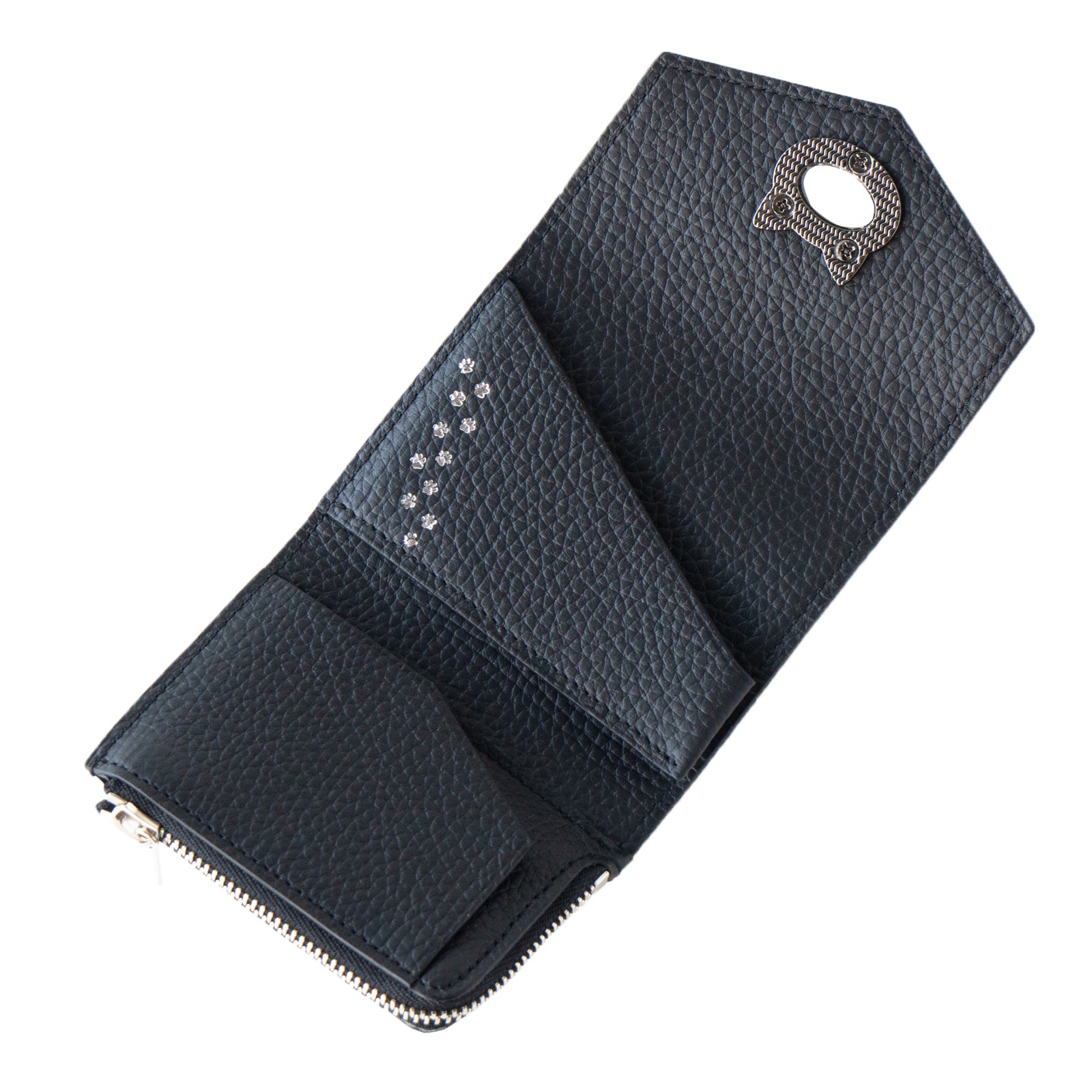 [6/22 (Sat) One-day only, pre-order sale] Handy Wallet Nyapera Cuir Mache / Black