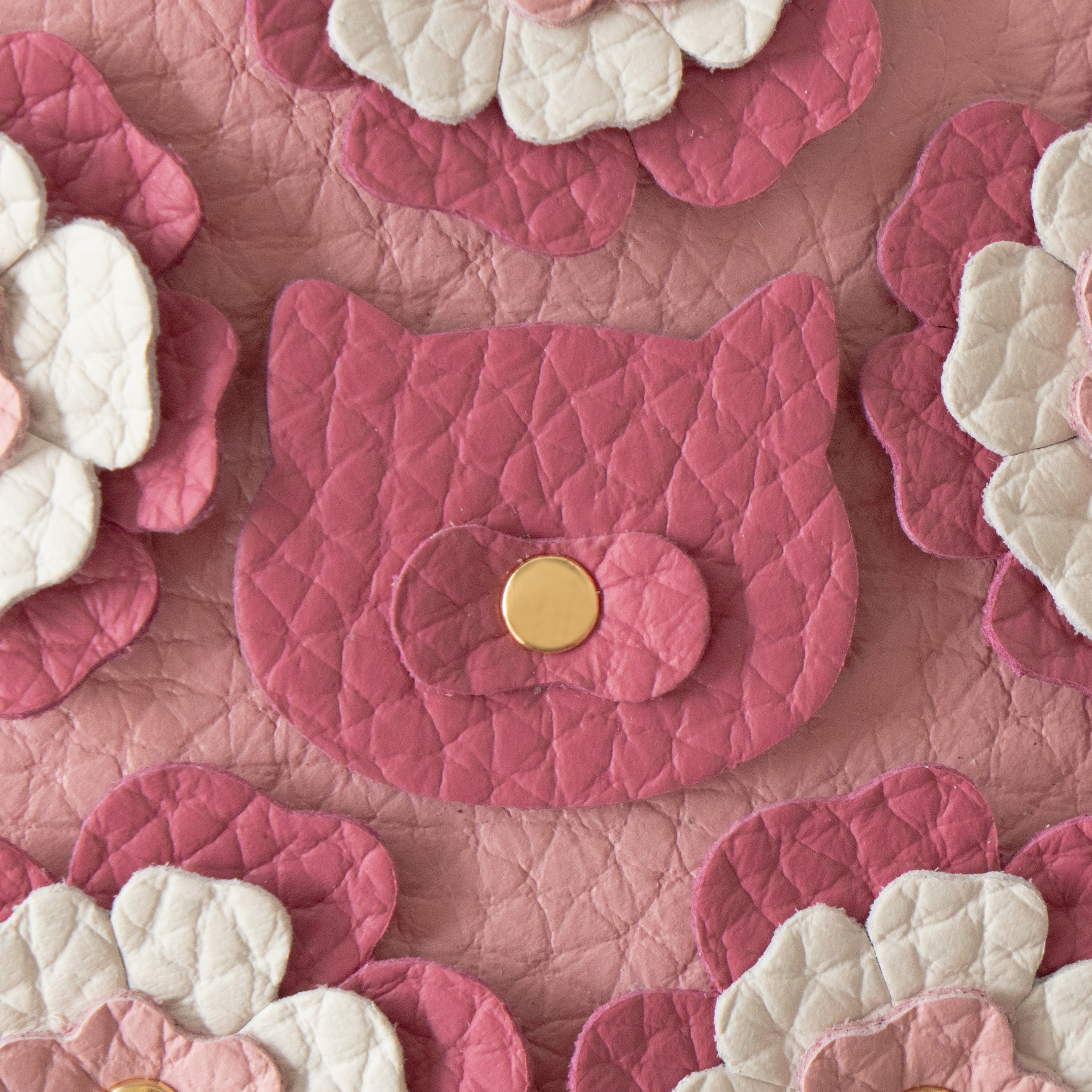 [Pre-order sales: Fri, May 15, 10:00 PM - Sun, May 17] Flower Nyancraft Pouch Cuir Mash / Sakura Pink