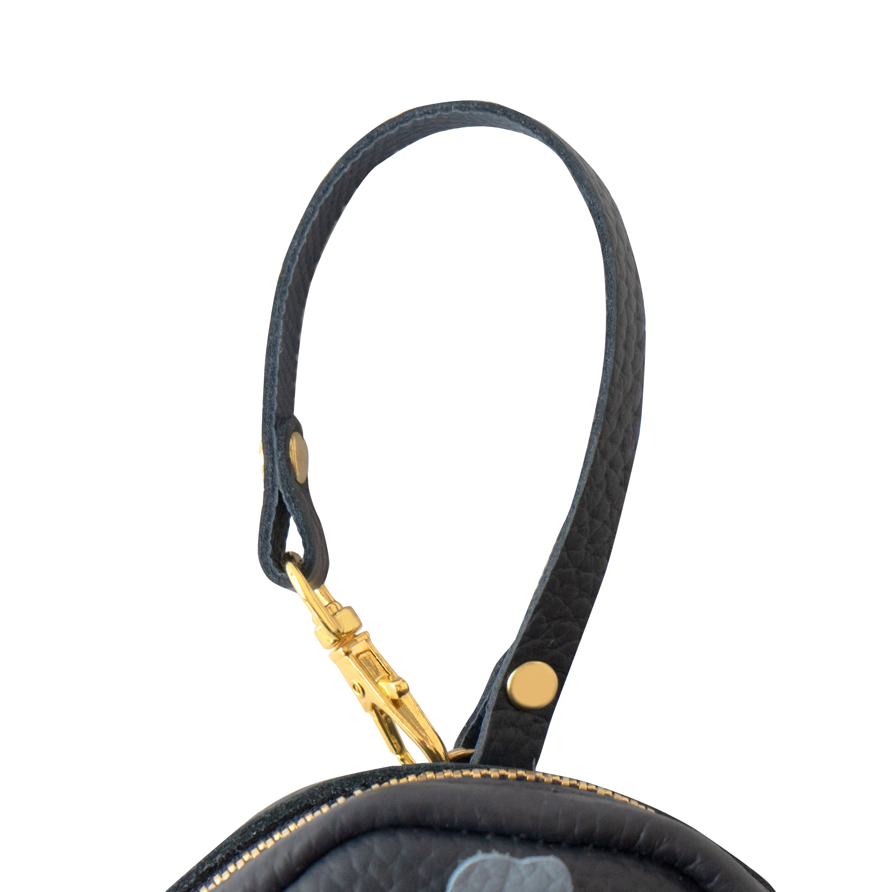 [Pre-order sales: 5/15 (Fri) 22:00 - 5/17 (Sun)] Flower Nyans Charm Pouch - Cuir Mâché / Bleu Nuit