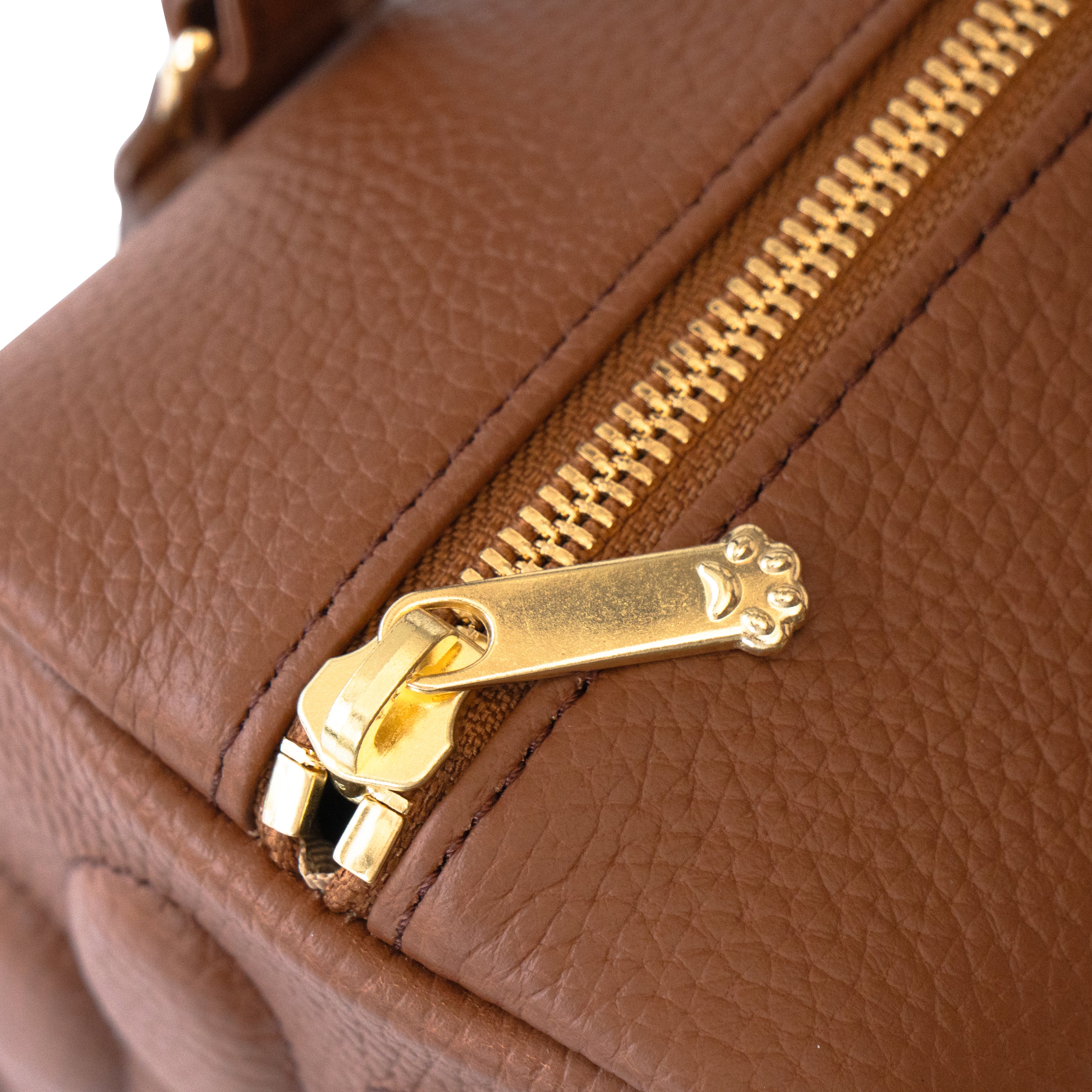 [10% OFF: Friday, May 22, 10:00 PM - Sunday, May 24] Mini Boston Bag - PAW Cuir Mash / Camel