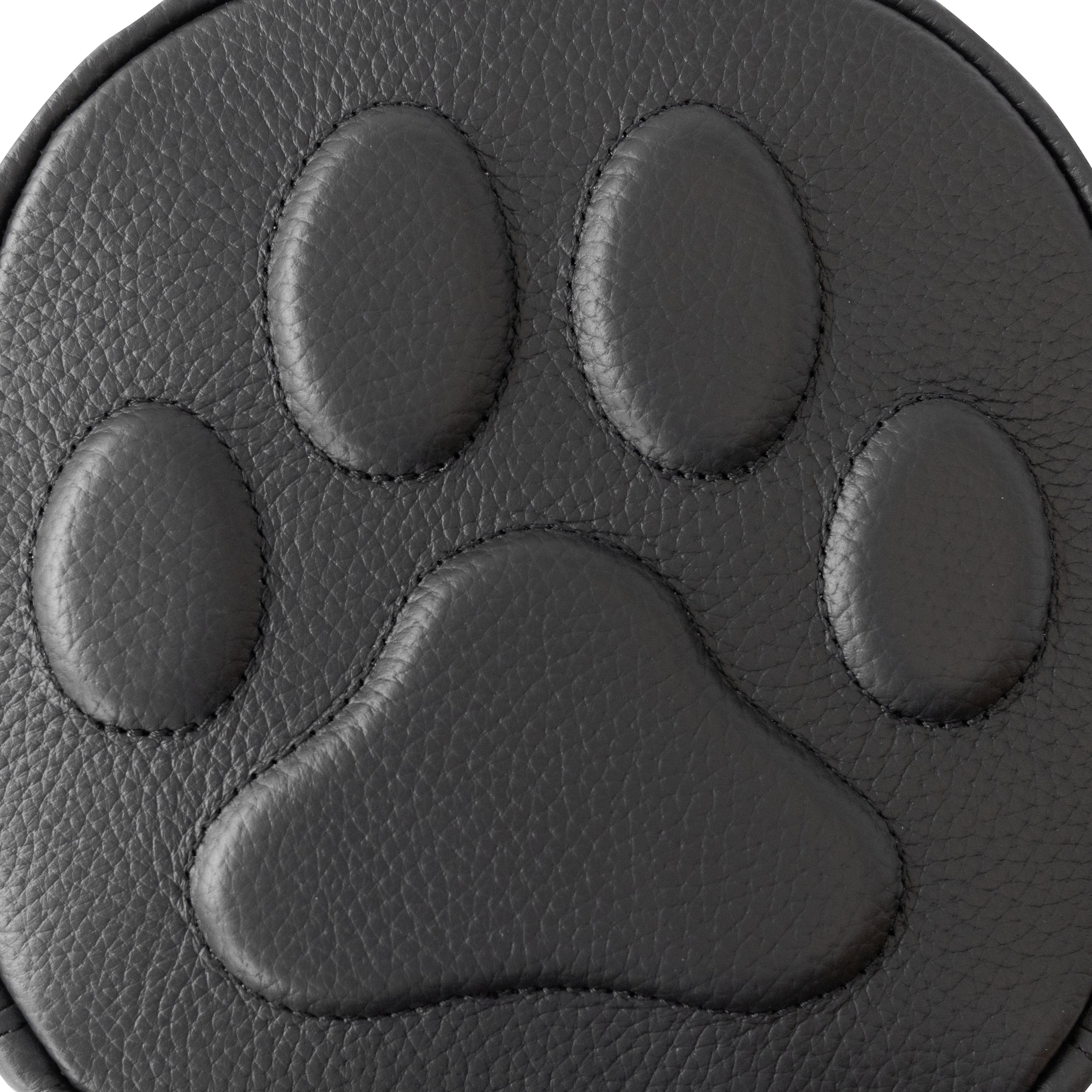 【10%OFF：5/22(金)22:00〜24(日)】PAWメイクポーチ　キュイール・マッシュ  /  ブラック