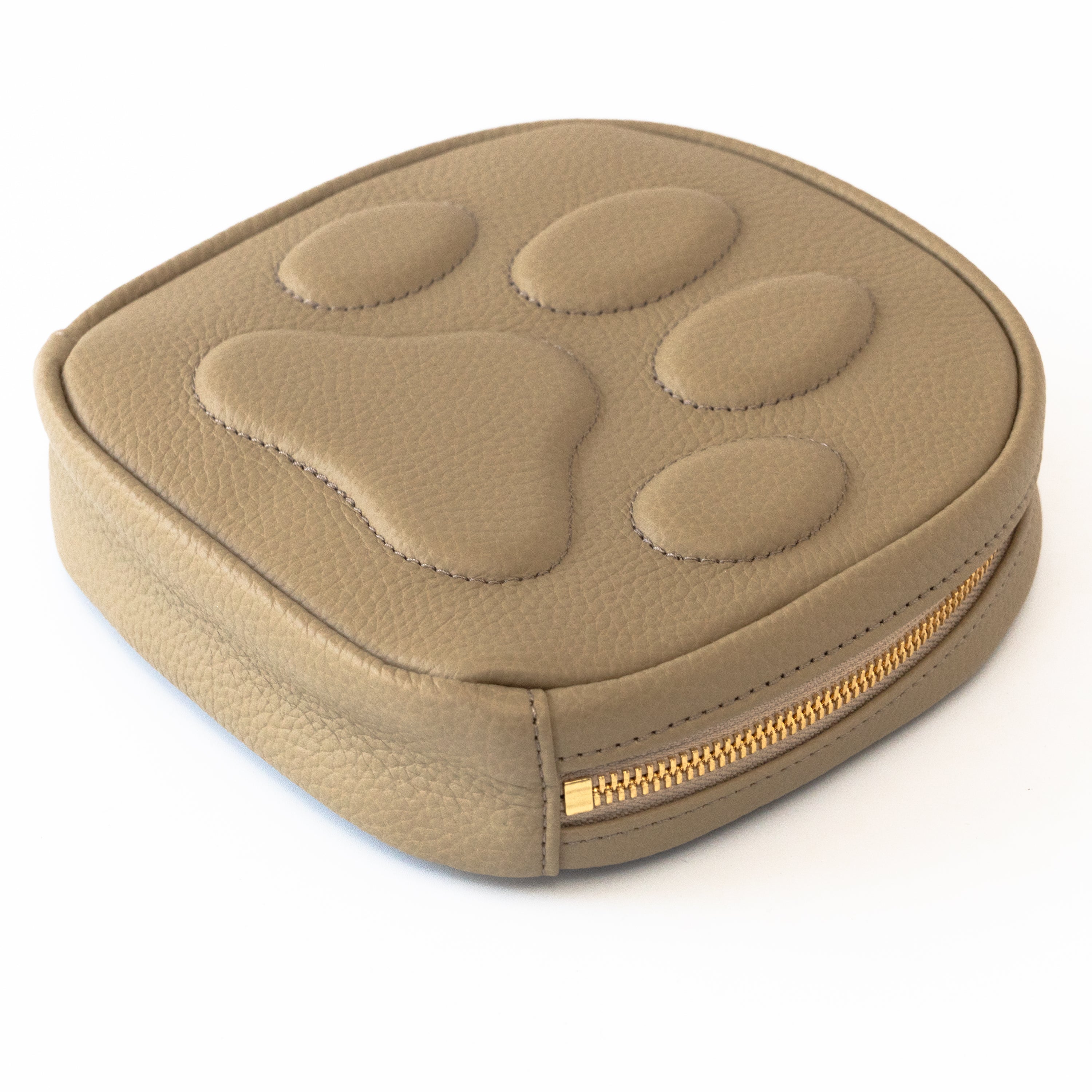 [10% OFF: Friday, May 22, 10:00 PM - Sunday, May 24] PAW Make-up Pouch - Cuir Mash / Tourterelle