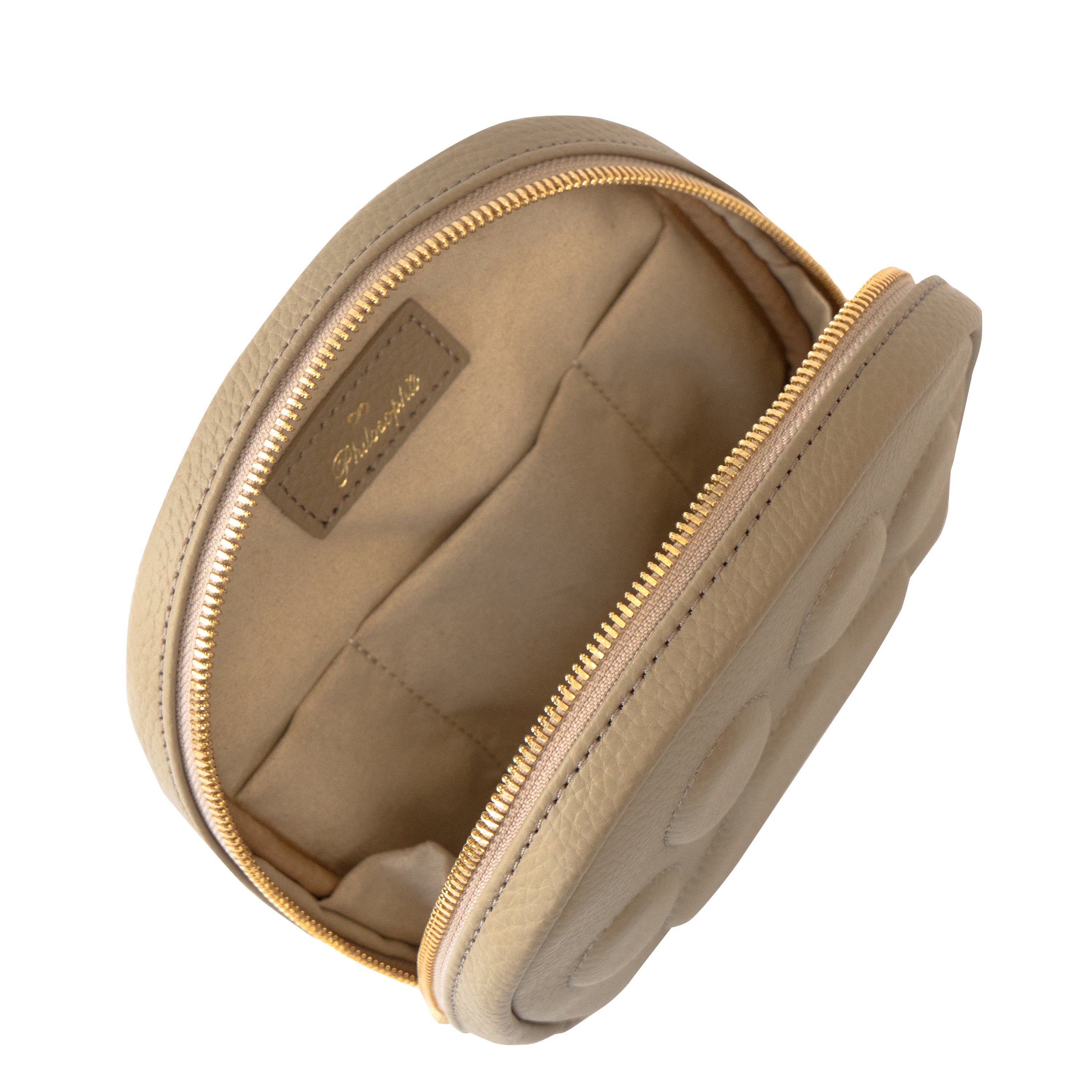 [10% OFF: Friday, May 22, 10:00 PM - Sunday, May 24] PAW Make-up Pouch - Cuir Mash / Tourterelle