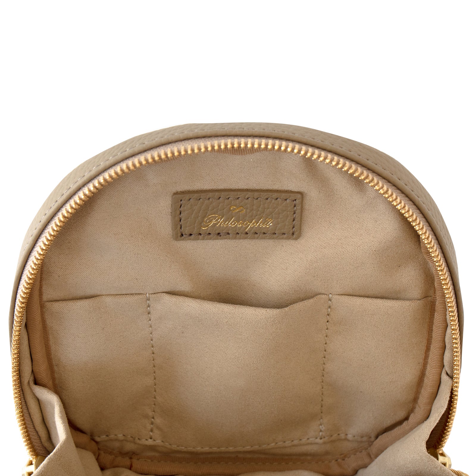 [10% OFF: Friday, May 22, 10:00 PM - Sunday, May 24] PAW Make-up Pouch - Cuir Mash / Tourterelle