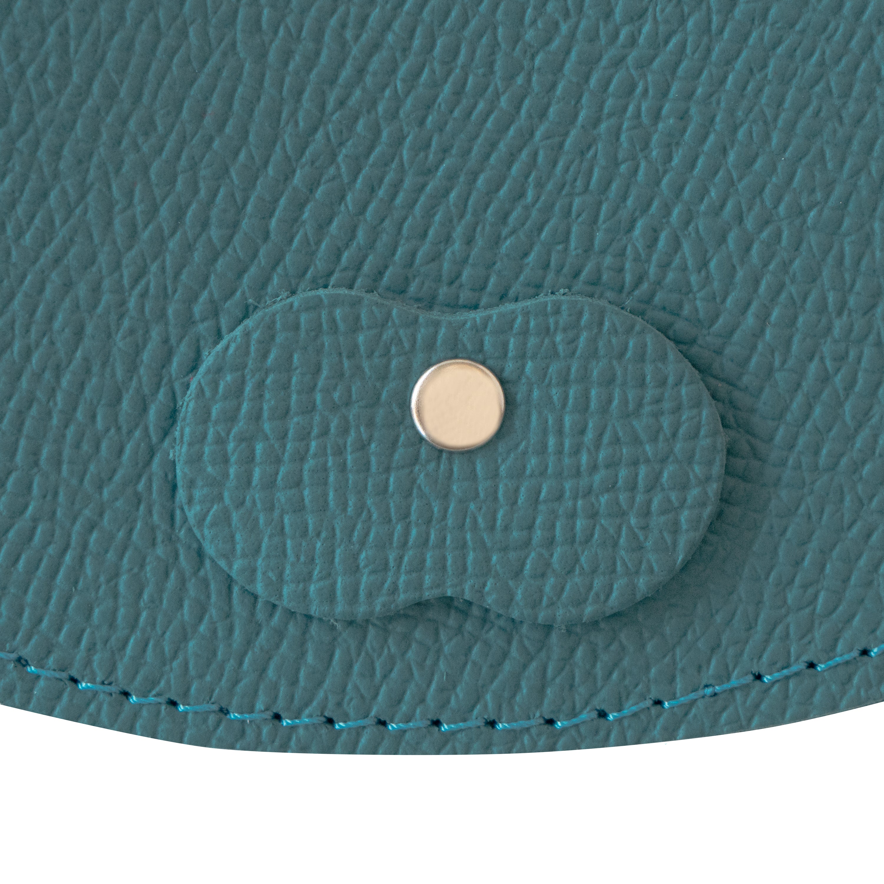 Nyan Face Coin Purse, Veau Epsom / Blue Jean
