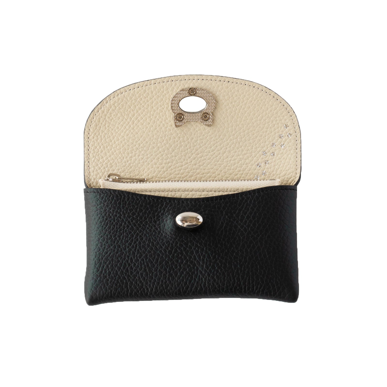 [7/22 (Mon) One-day only, pre-order sale] Flap Wallet Furnya Medium Cuir Mash / Black