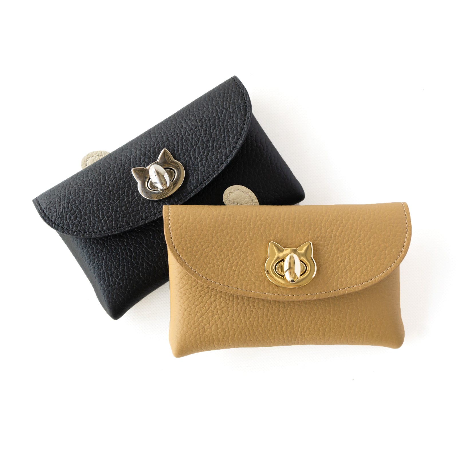 [7/22 (Mon) One-day only, pre-order sale] Flap Wallet Furnya Medium Cuir Mash / Black