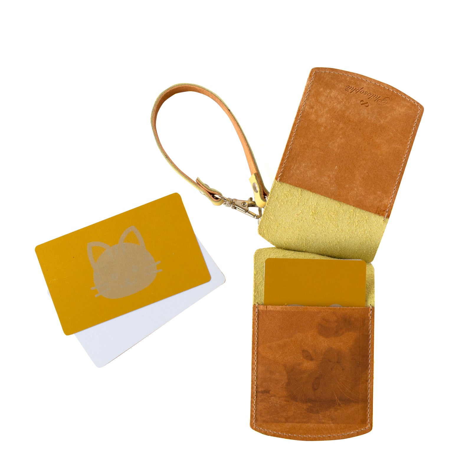 [7/22 (Mon) One-day only, pre-order sale] Nyan Photo Pass Case, Epsom leather / Jaune Poussin