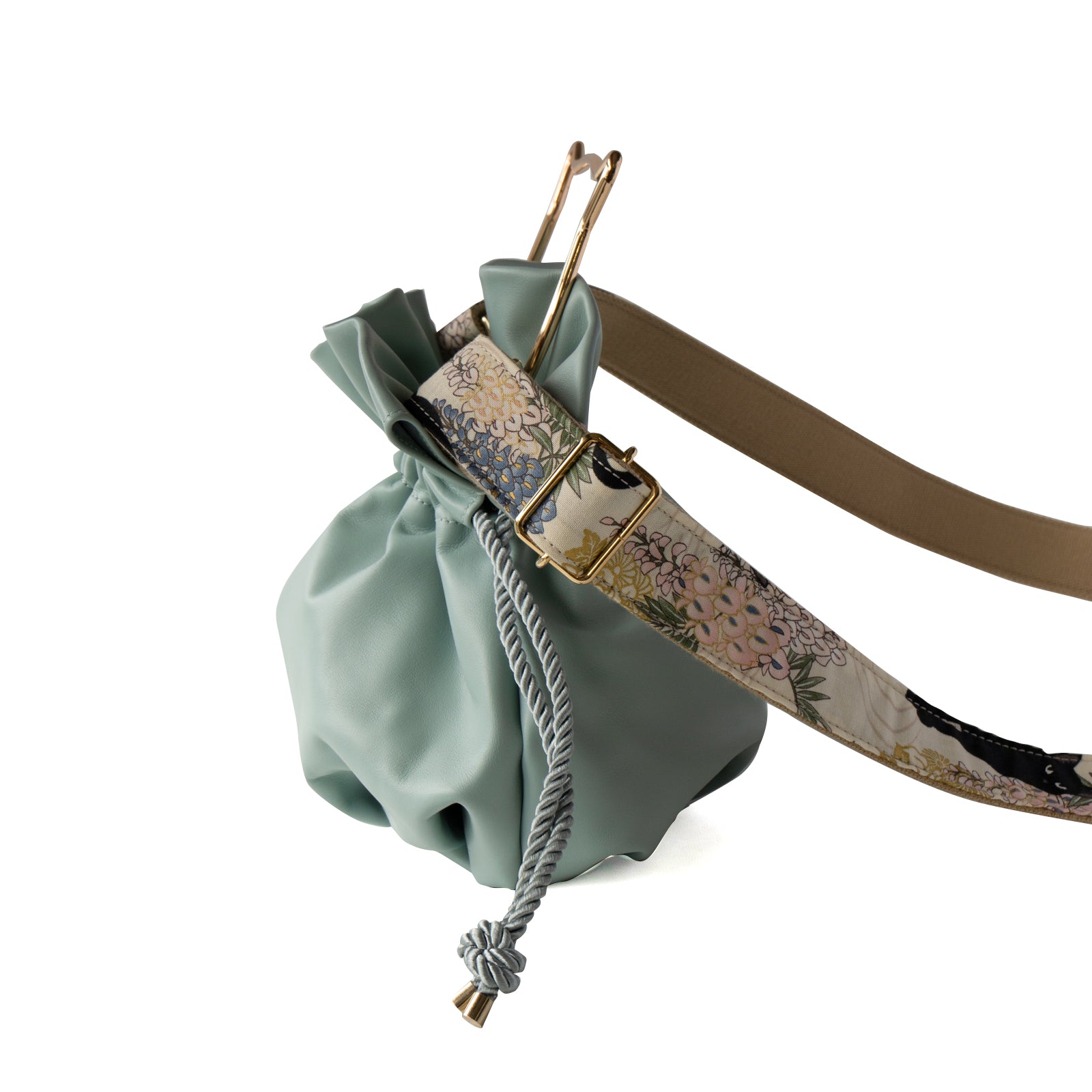 【【7/22 (Mon) 1-day limited pre-order sale】 Drawstring Pochette Colonia Lire / Mint