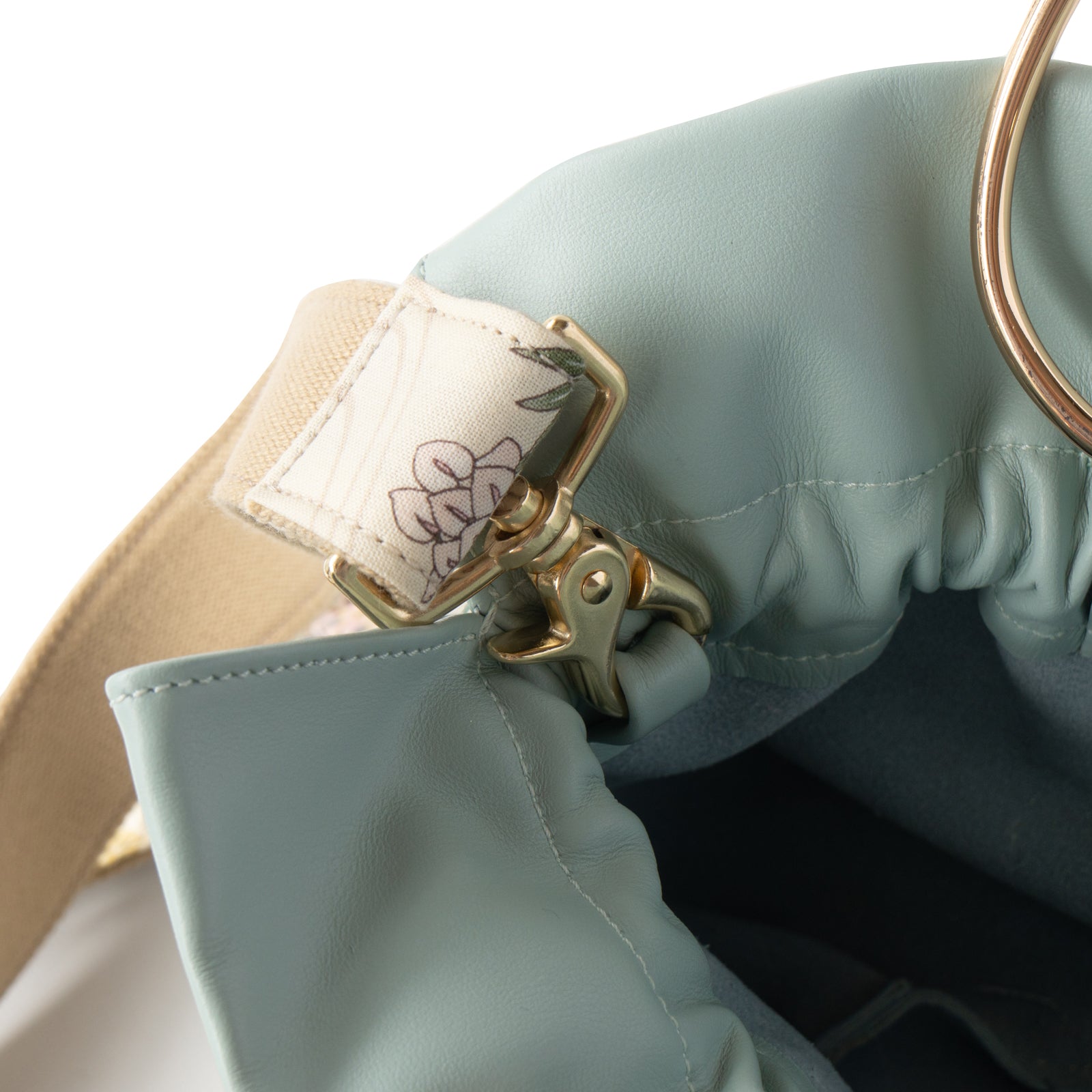 【【7/22 (Mon) 1-day limited pre-order sale】 Drawstring Pochette Colonia Lire / Mint