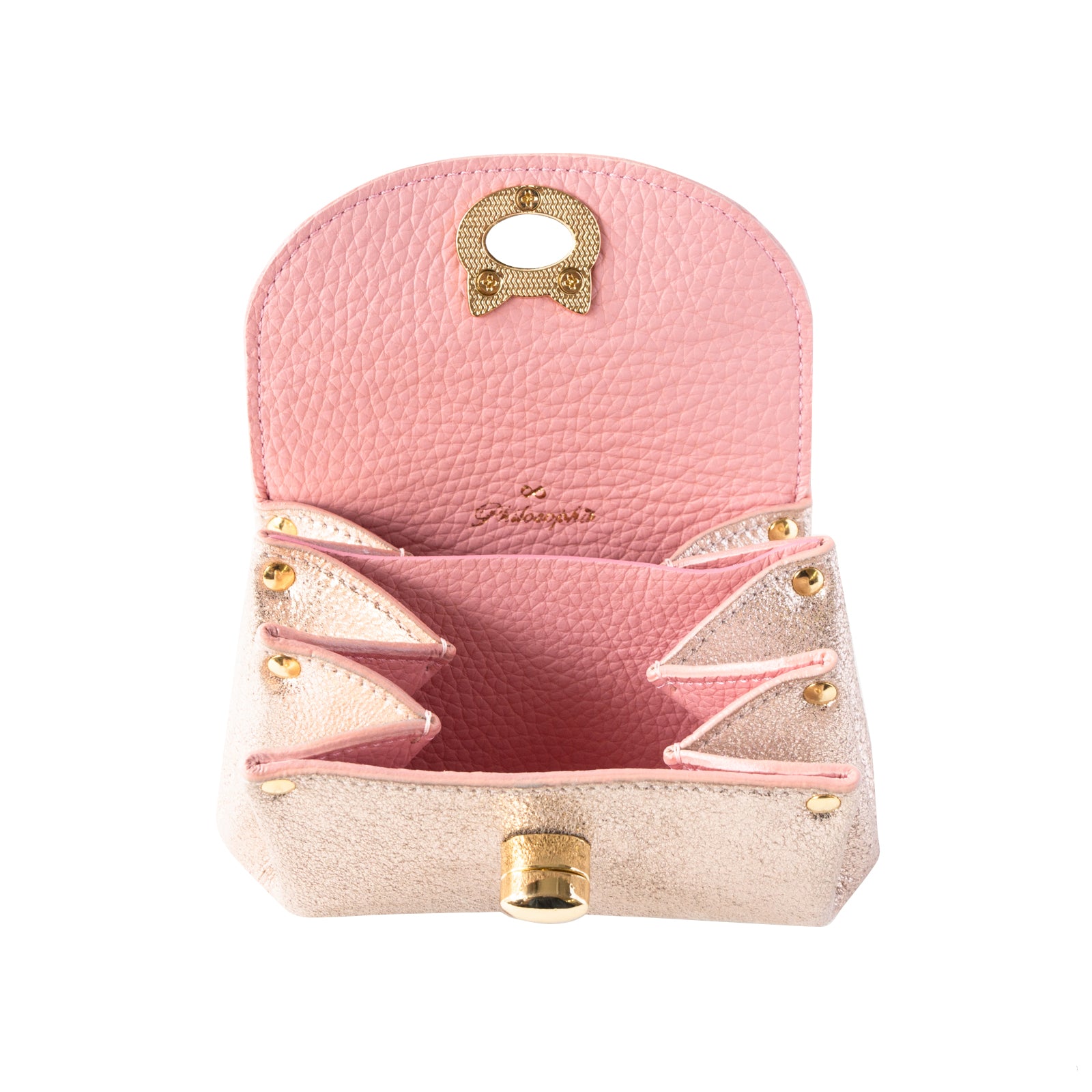 [8/8 (Thu) International Cat Day - One-day only pre-order sale] Sparkly Shell Pouch CAT / Rose Gold