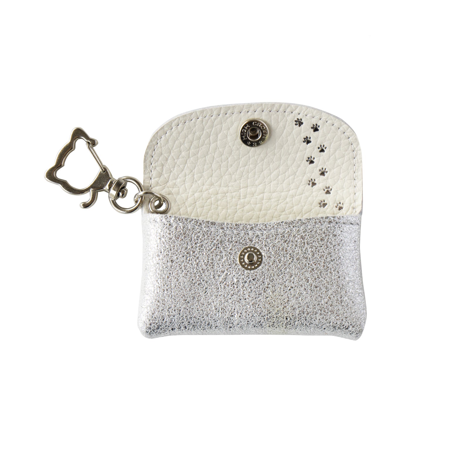 [8/8 (Thu) International Cat Day - One-day only pre-order sale] Sparkly flap key ring - Furnya Nano / Silver