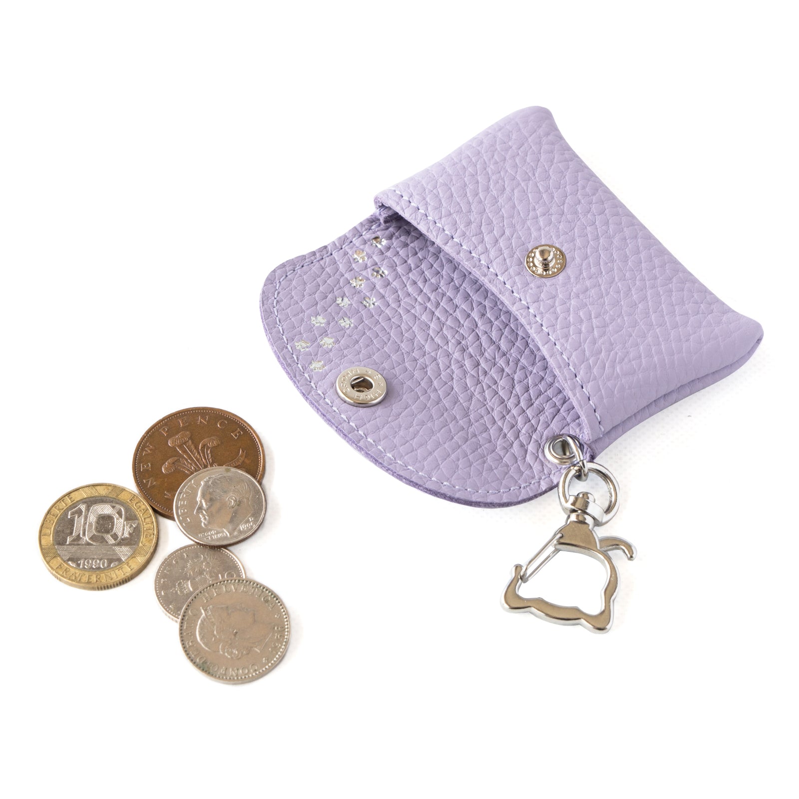 [8/8 (Thu) International Cat Day - One-day only pre-order sale] Flap Keyring - Furnya Nano Cuir Mache / Lavender