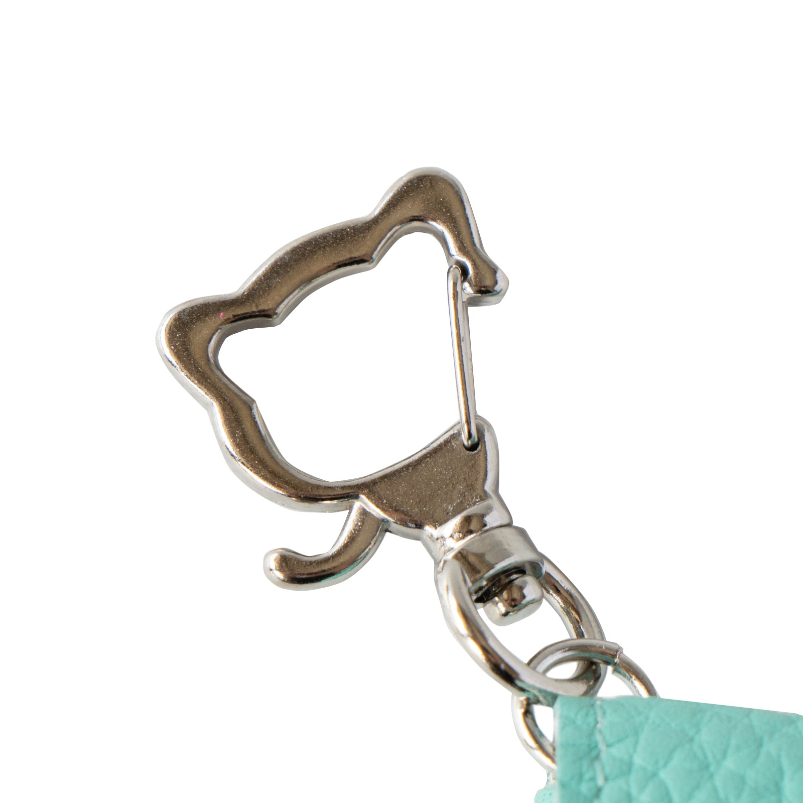 Flap Key Ring - Frunya Nano Taurillon Clemence / Tiffany Blue