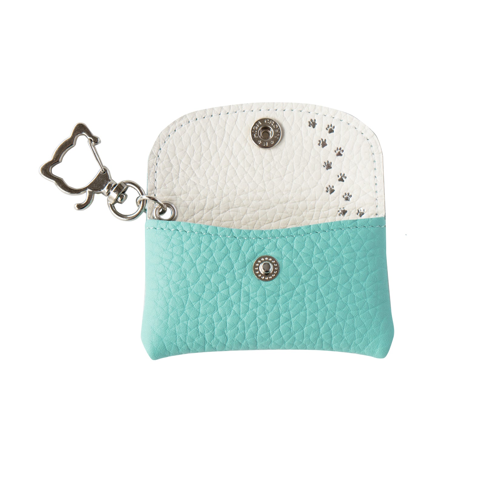 Flap Key Ring - Frunya Nano Taurillon Clemence / Tiffany Blue