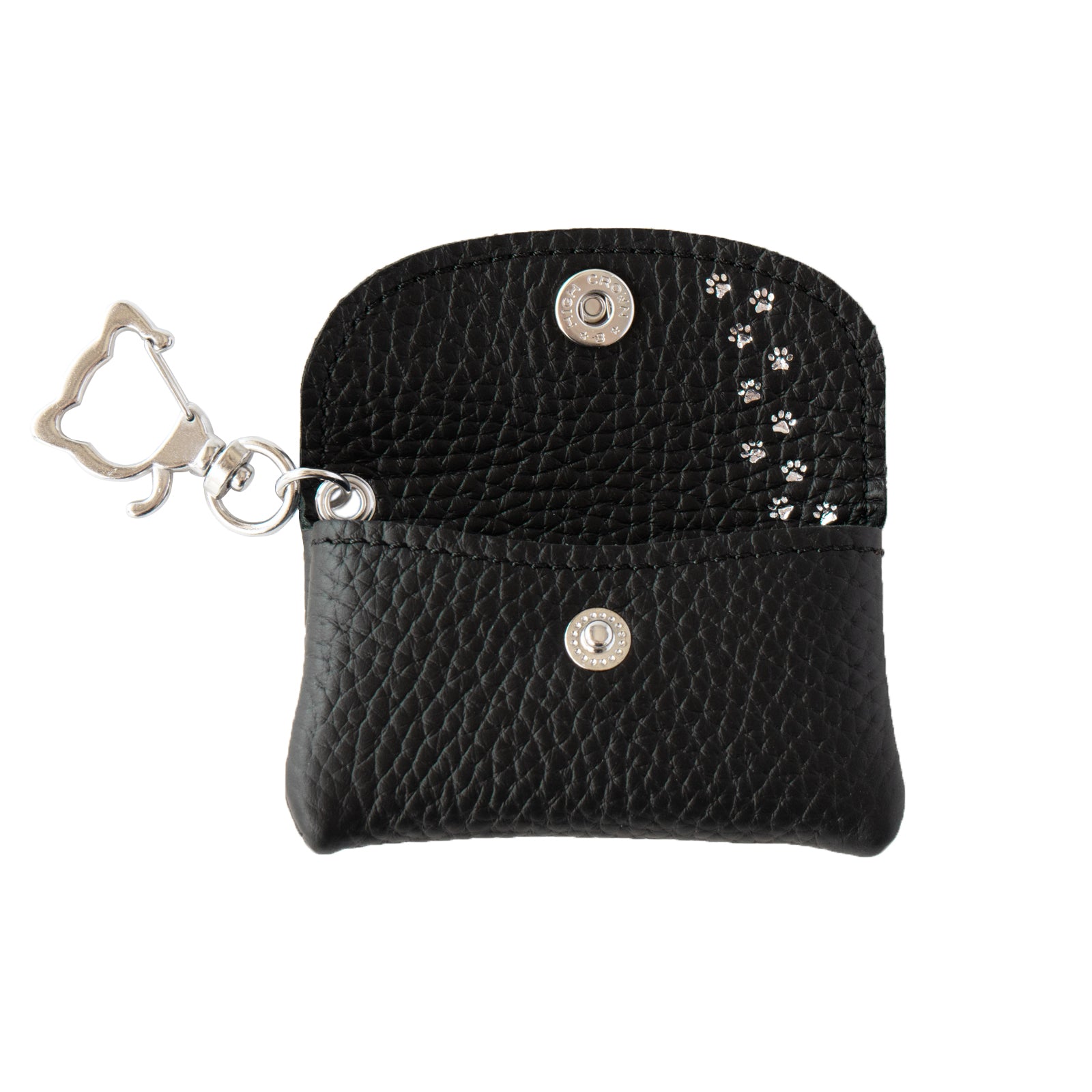 Flap Key Ring Furnya Nano Cuir Mache / Black