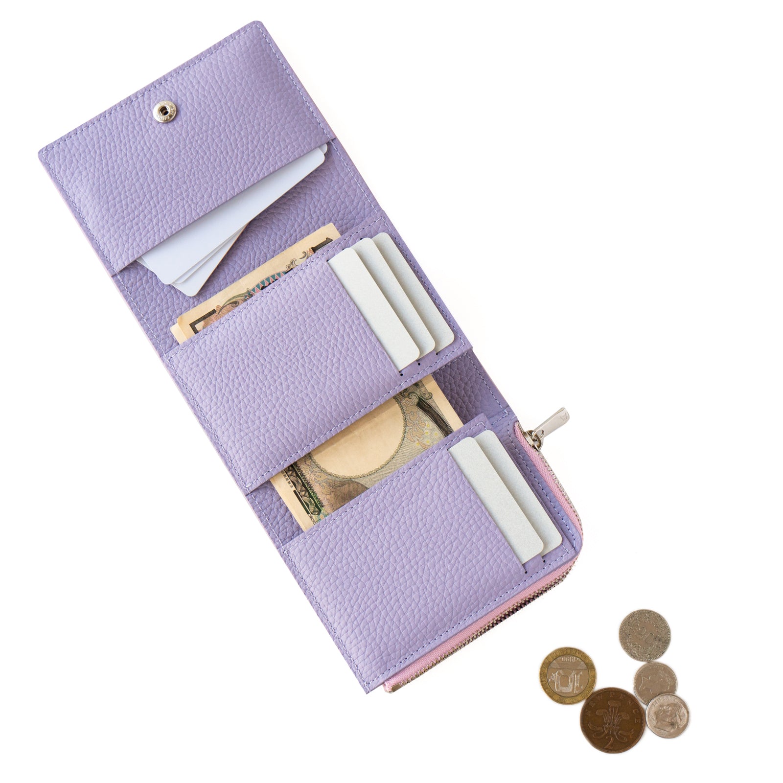 [Made to order 8/16 (Fri) - 8/25 (Sun)] Handy Wallet Opera Lily Grande Lire / Lavender