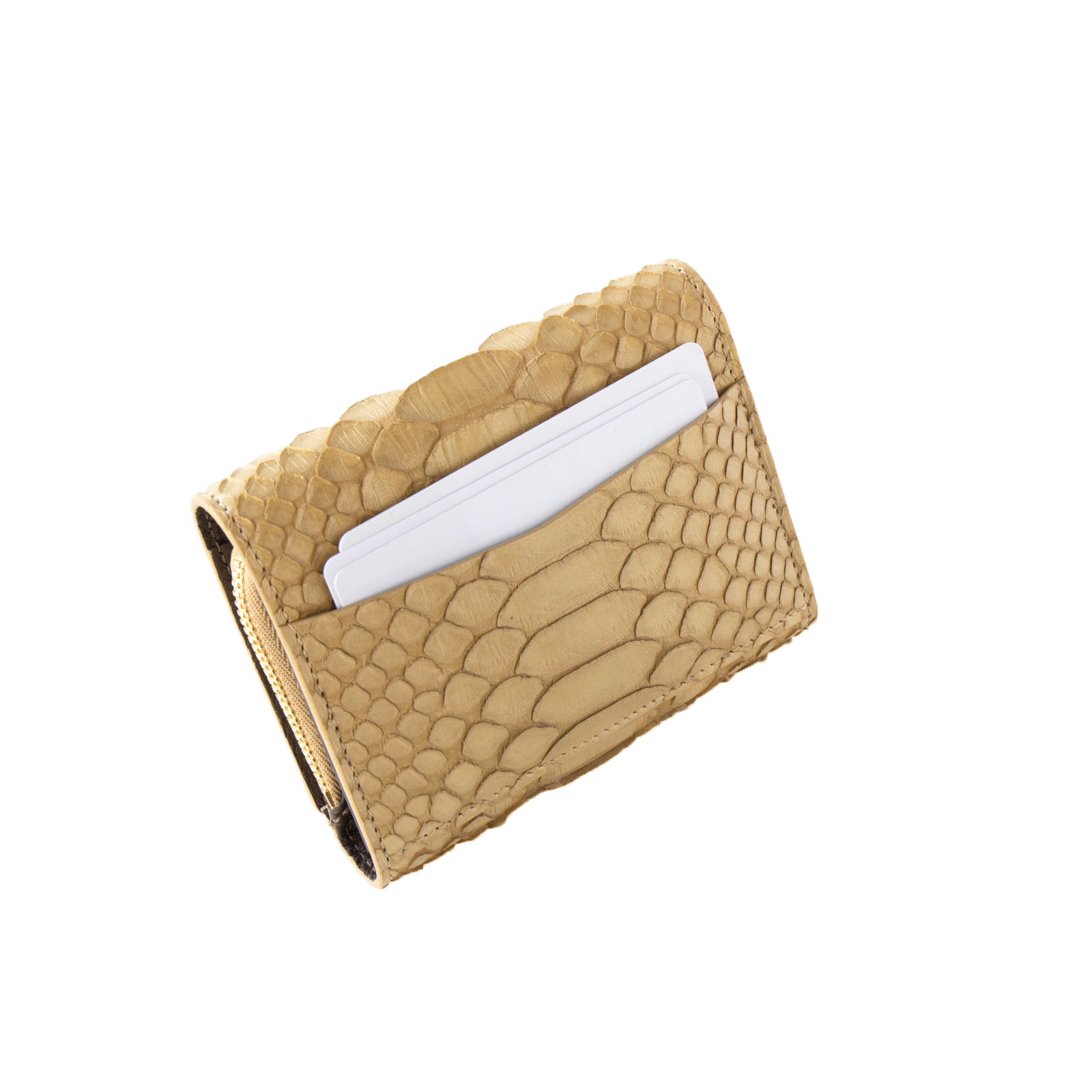 [Made to order 9/13 (Fri) - 9/23 (Mon)] Handy Wallet Opera Lily Grande Gold Python / Antique Gold