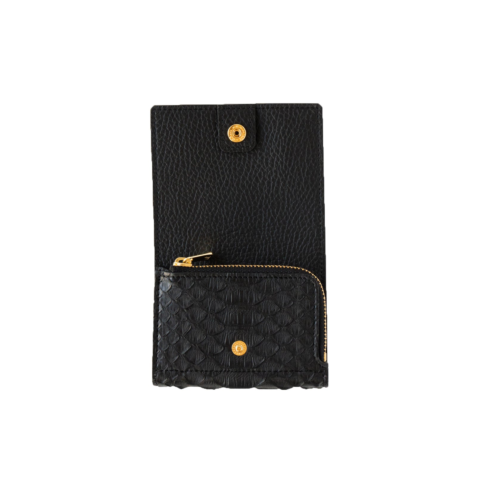 [Made to order 9/13 (Fri) - 9/23 (Mon)] Handy Wallet Opera Lily Color Python / Black