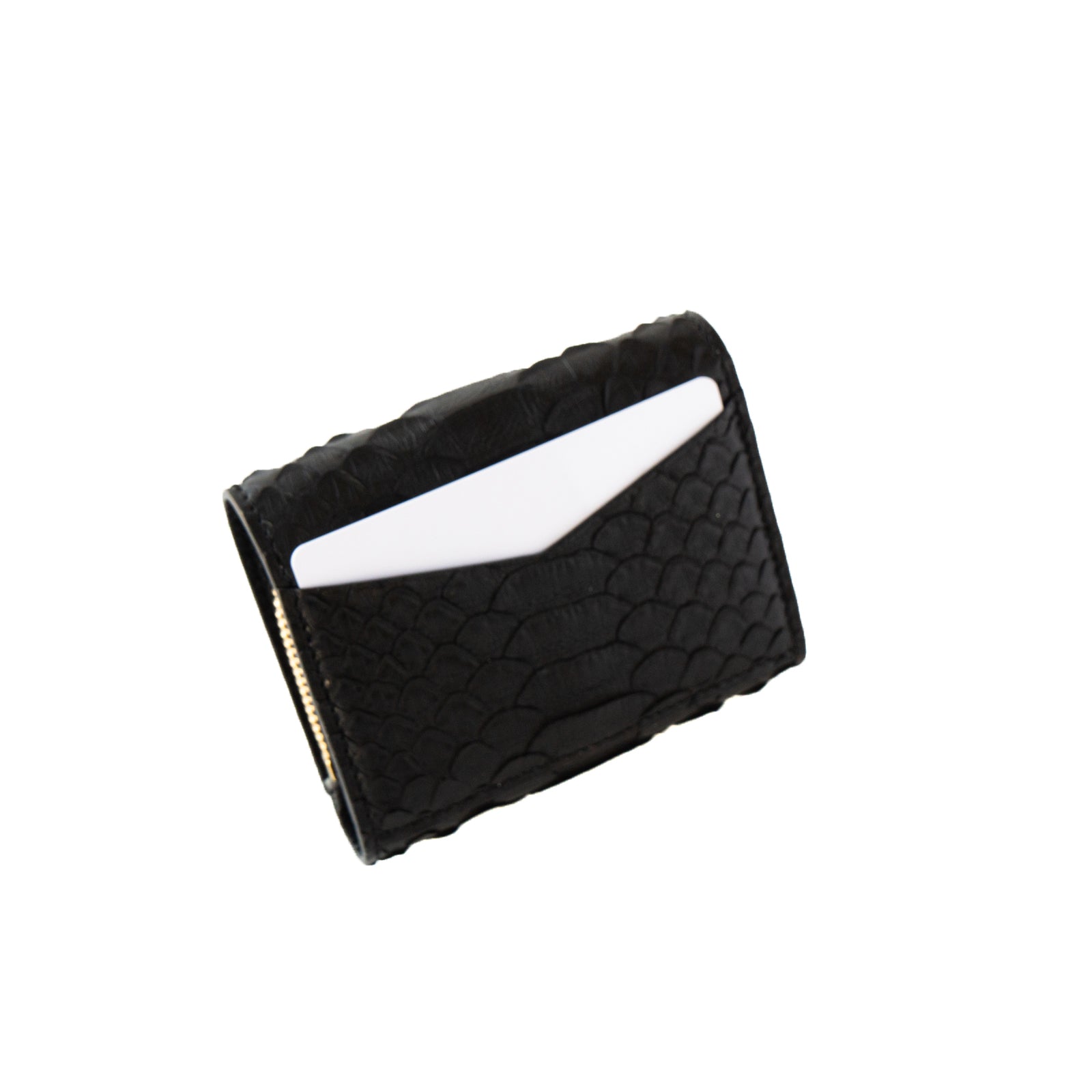 [Made to order 9/13 (Fri) - 9/23 (Mon)] Handy Wallet Opera Lily Color Python / Black